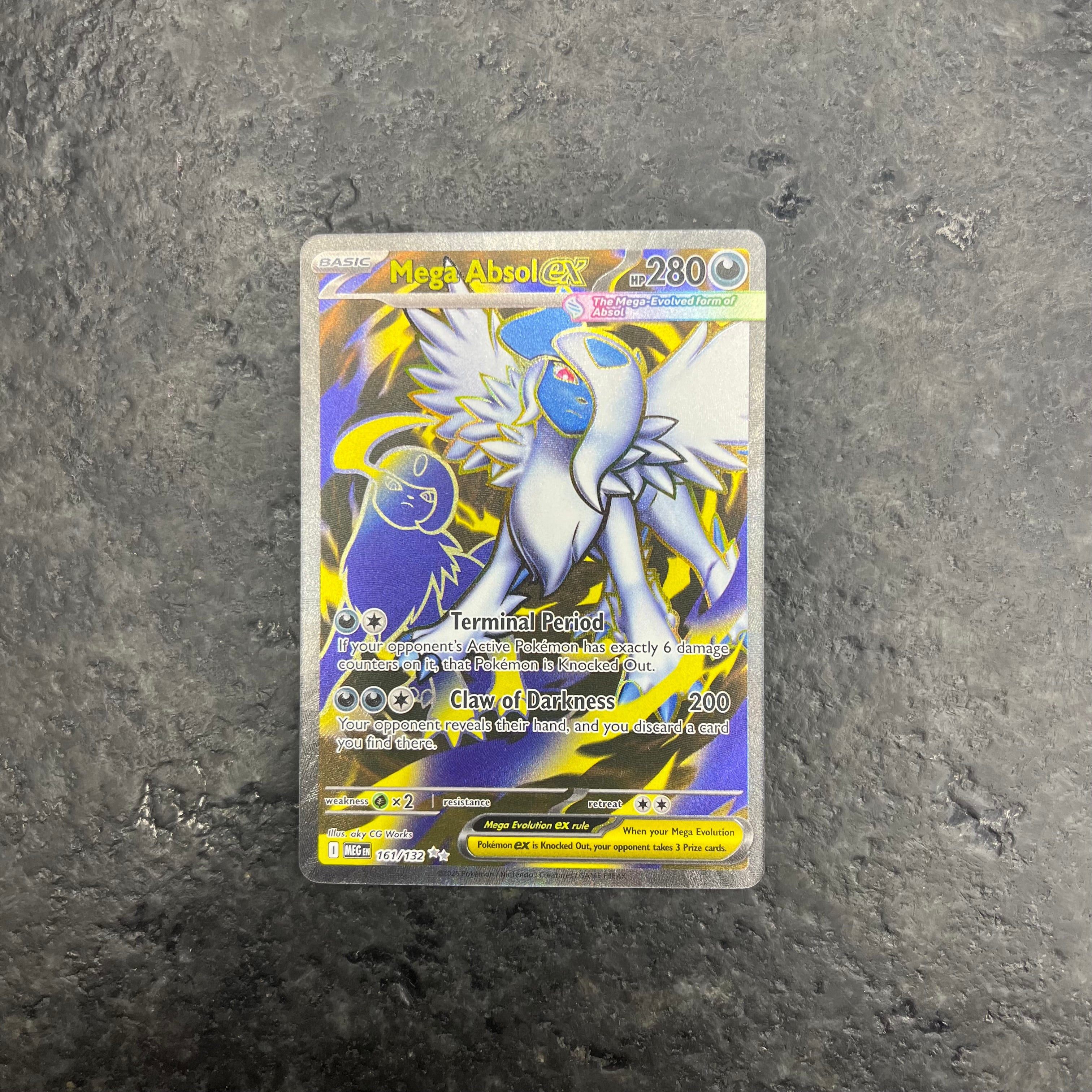 MEGA ABSOL EX FULL ART 161/132 (NM) VDTX MEGA ABSOL EX FULL ART 161/132 (NM) VDTX