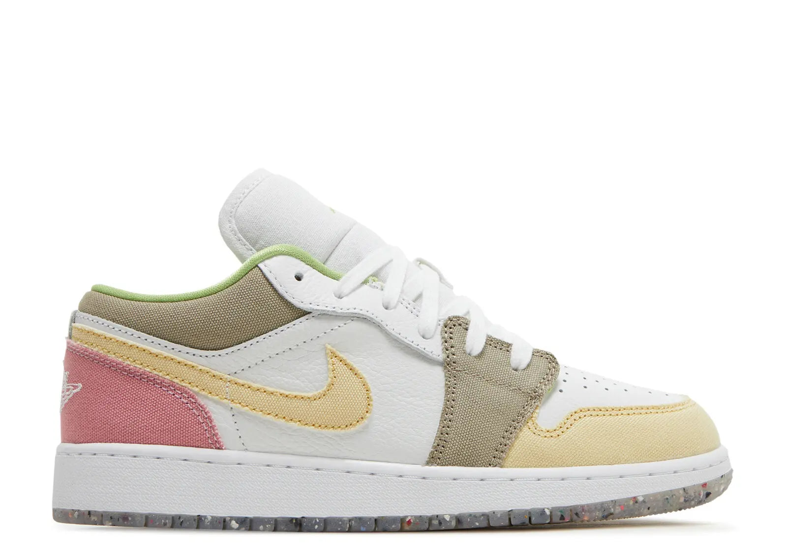 AIR JORDAN 1 LOW “PASTEL GRIND VIVID GREEN” (GS)