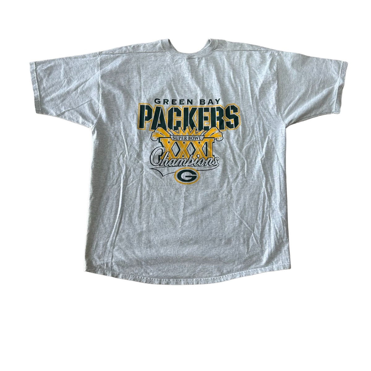 1997 DON BEEBE GREEN BAY PACKERS SUPER BOWL TEE (LR) – Thevaultdtx