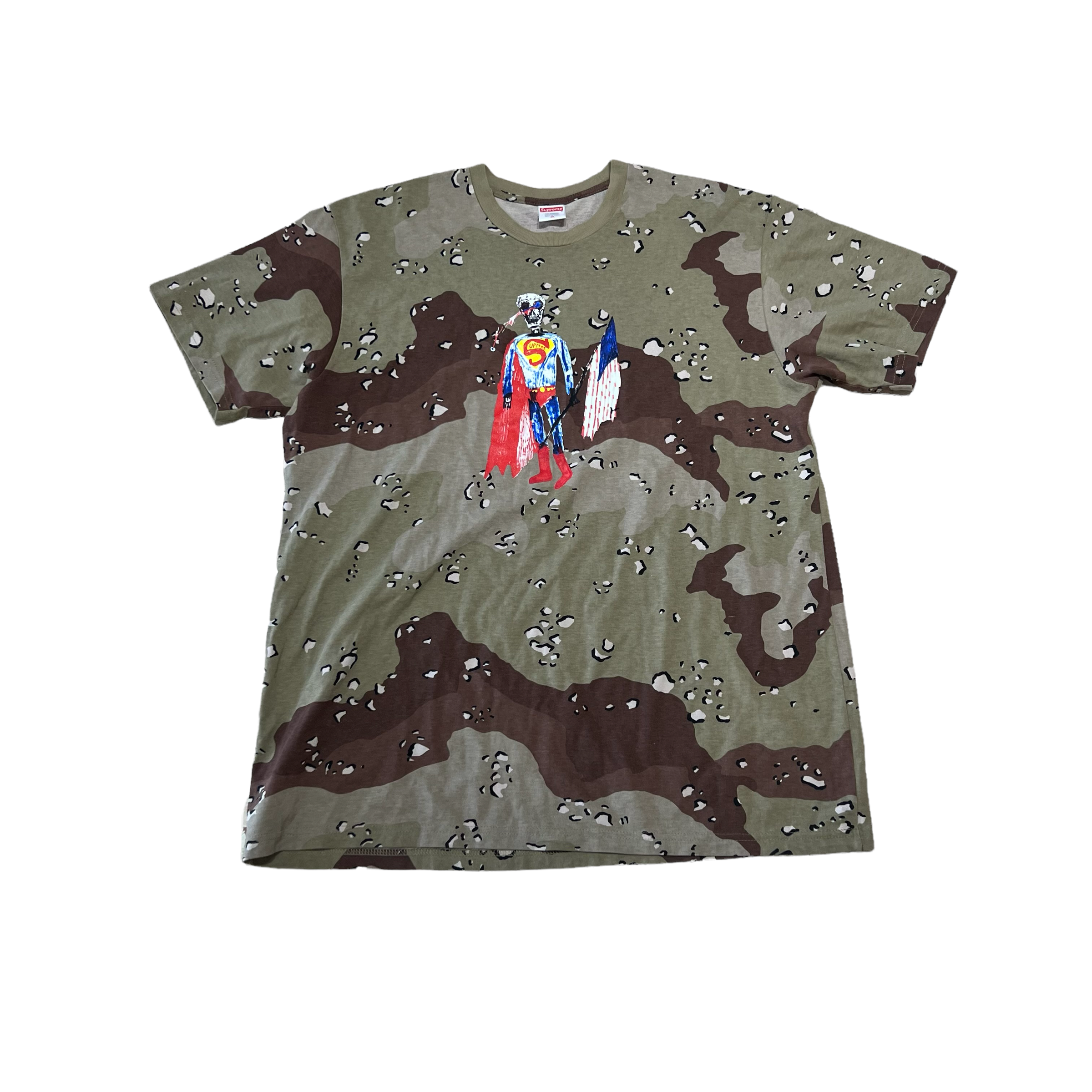SUPREME SKELETON TEE - DESERT CAMO – VDTX