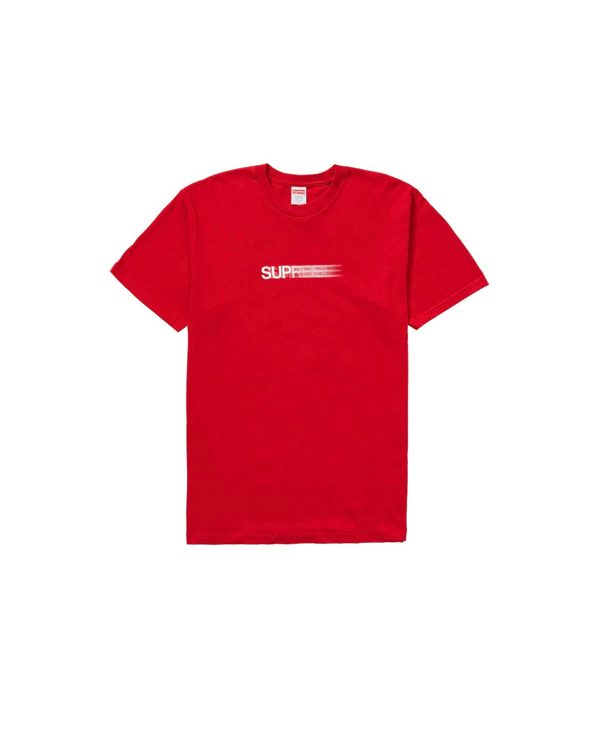 SUPREME MOTION LOGO TEE - RED – Thevaultdtx