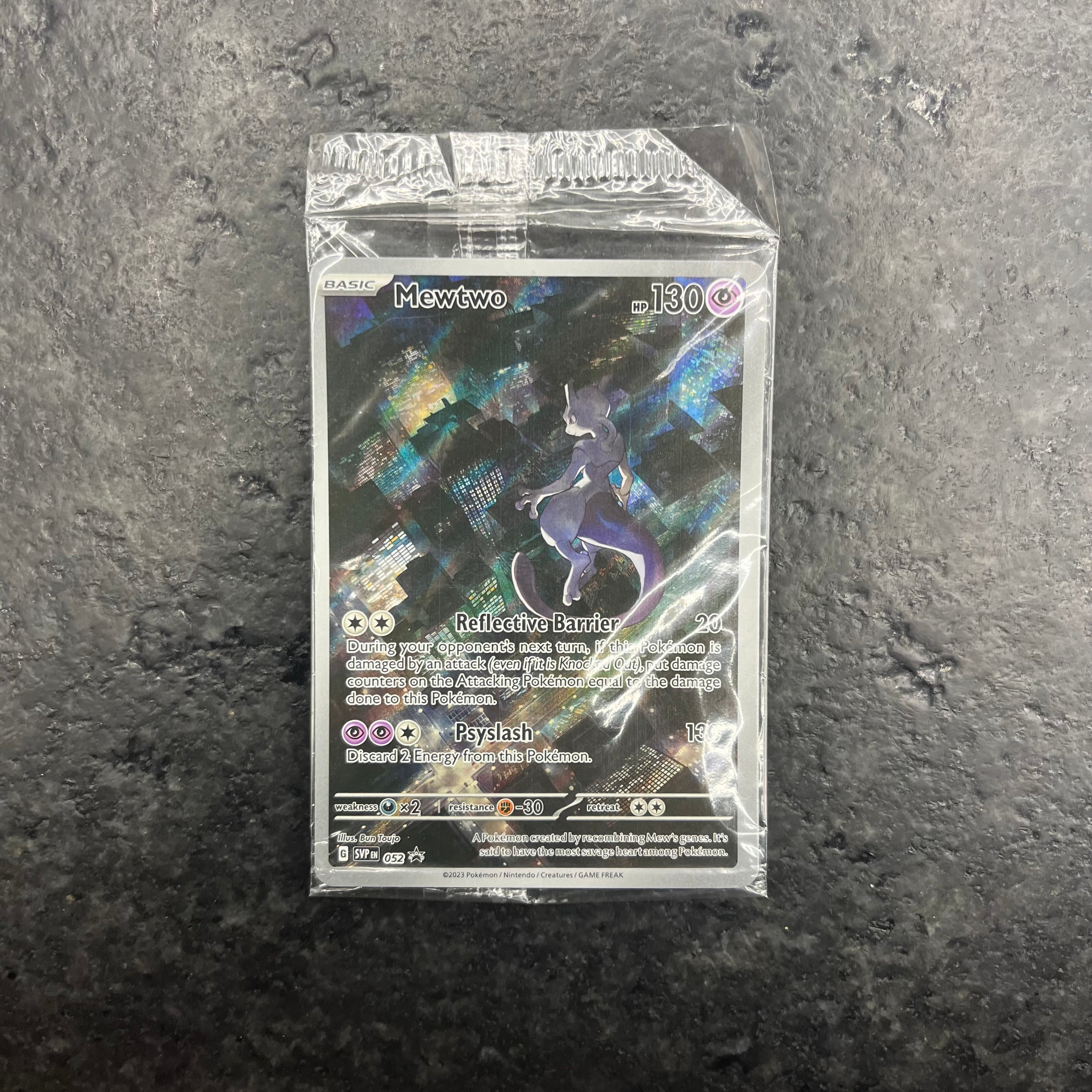 MEWTWO 151 ALT ART 052 PROMO (SEALED)