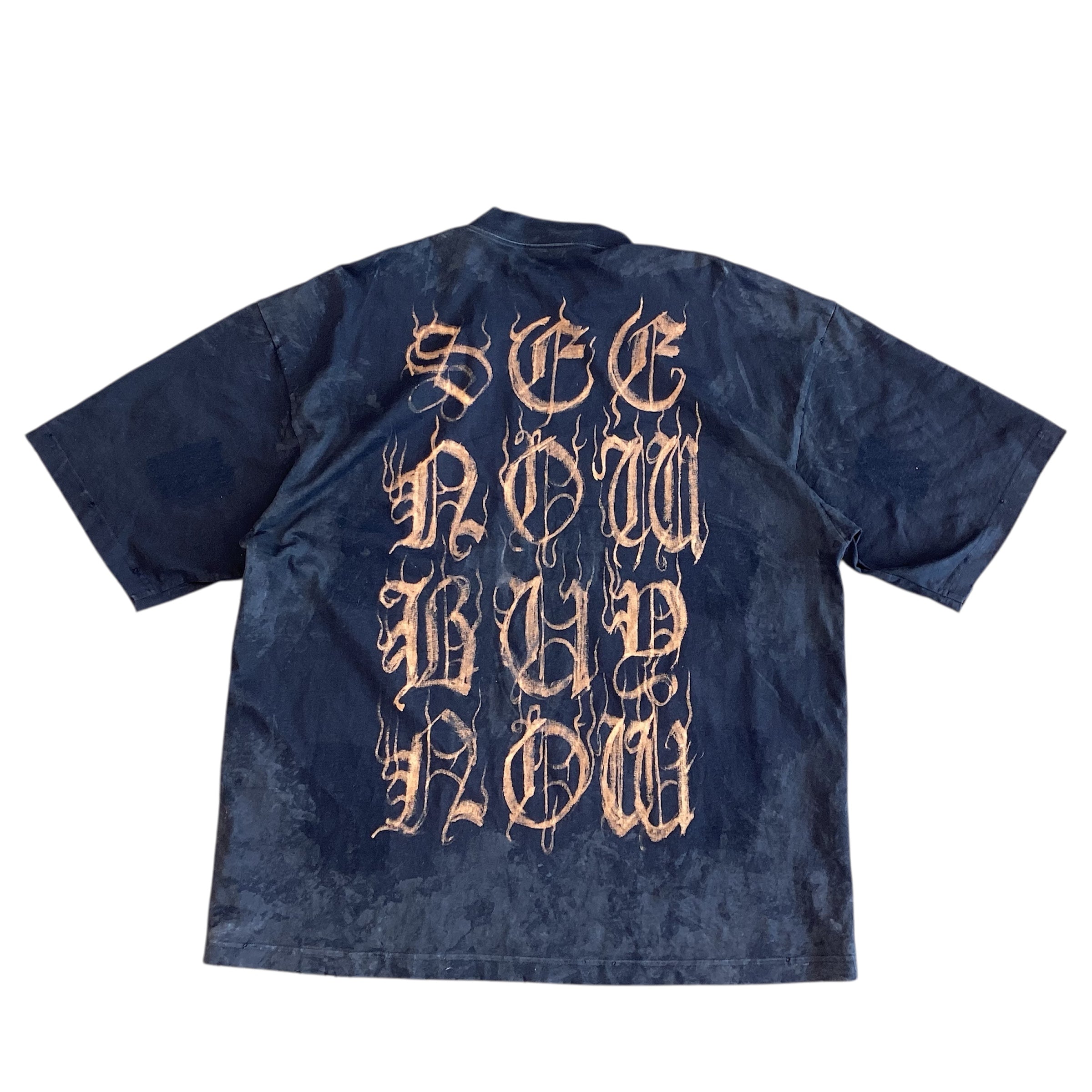 BALENCIAGA HEAVY MUD DYE METAL TEE
