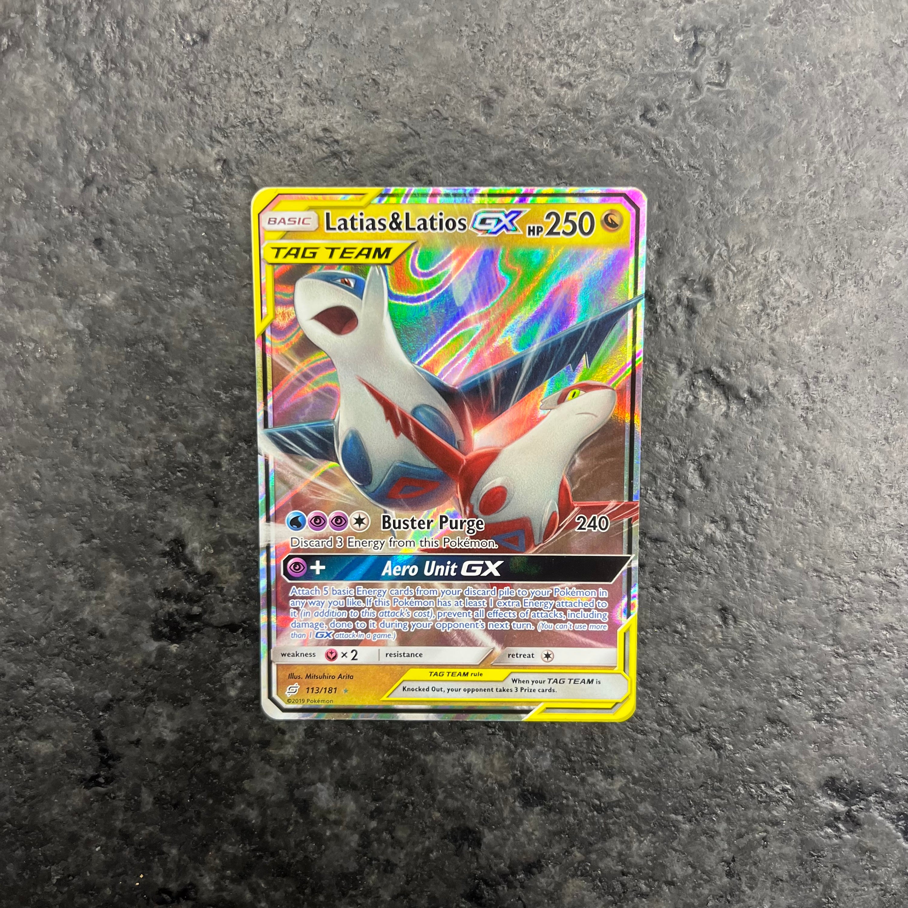 LATIAS & LATIOS GX TAG TEAM 113/181 (VLP)
