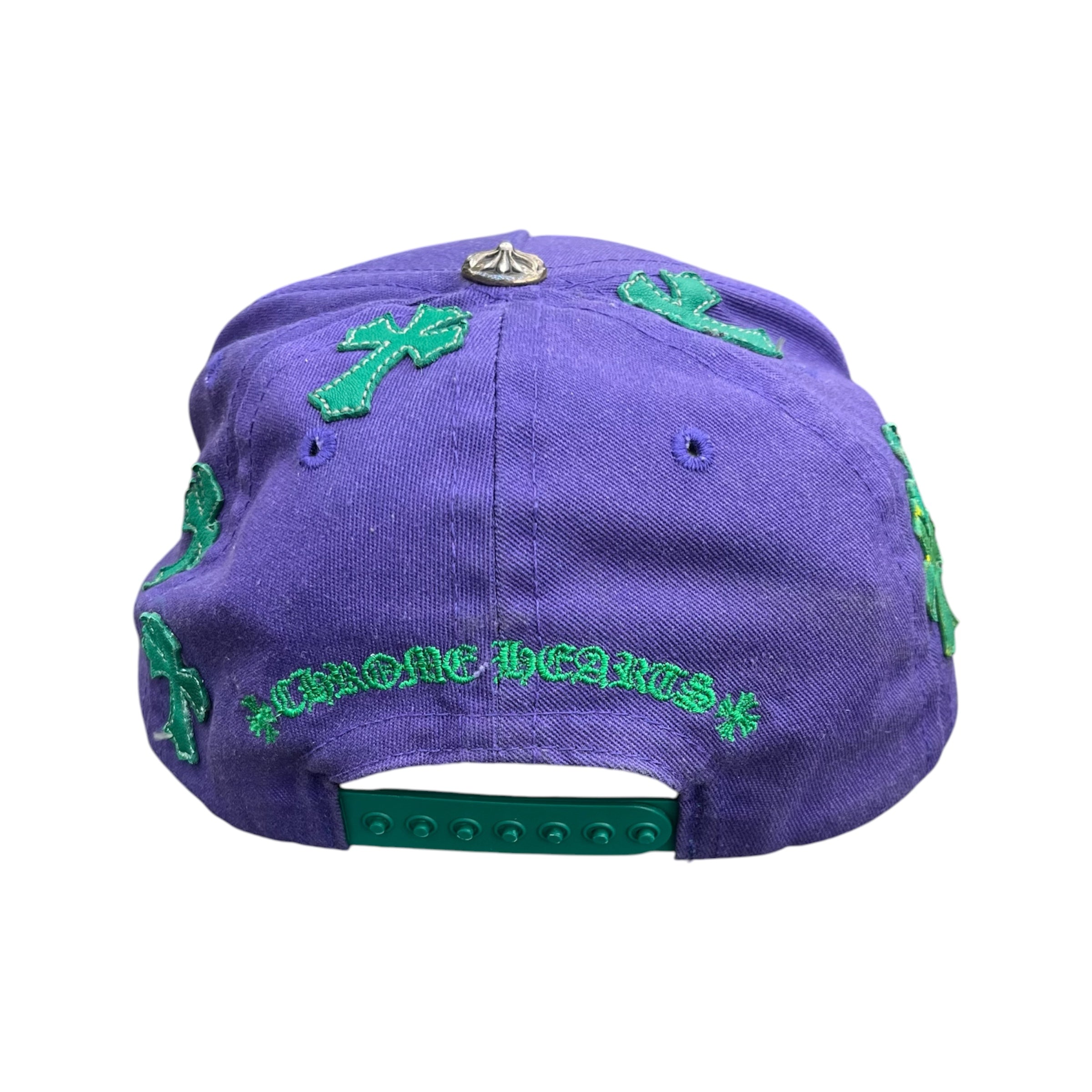 CHROME HEARTS 9 PATCH “GREEN PURPLE” SNAPBACK HAT