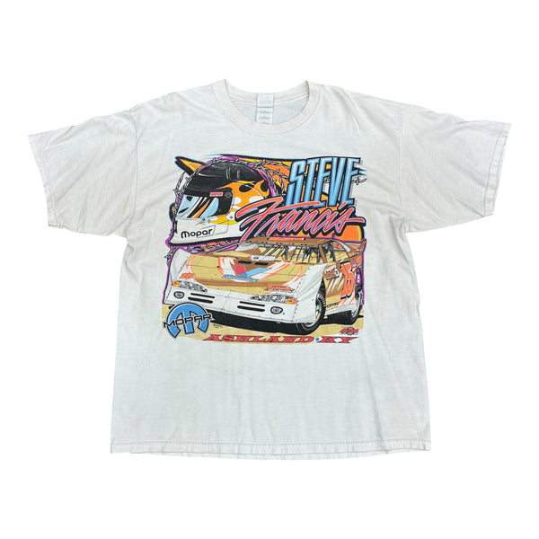 VINTAGE STEVE FRANCIS MOPAR NASCAR BACK HIT TEE