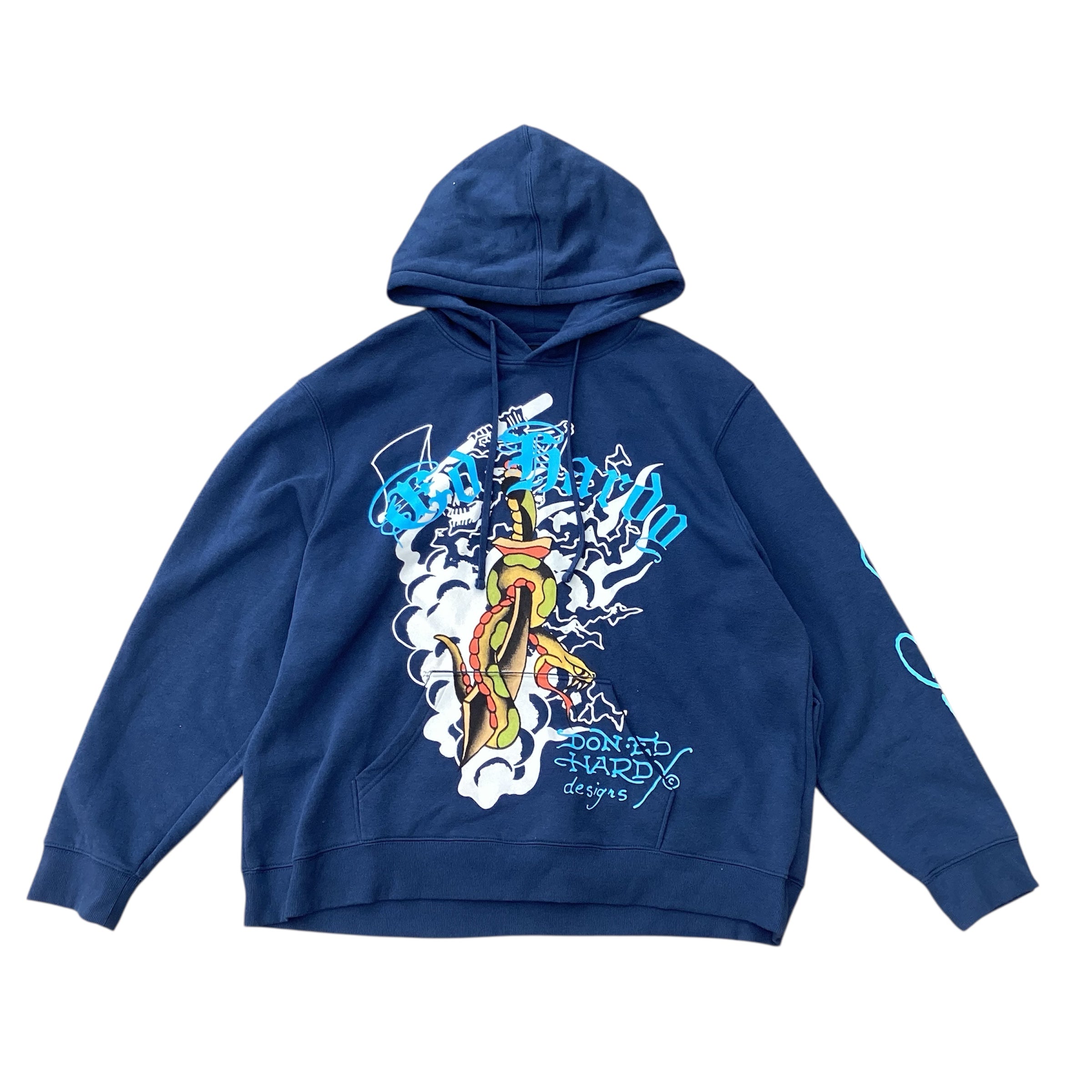 ED HARDY TIGER LOGO HOODIE
