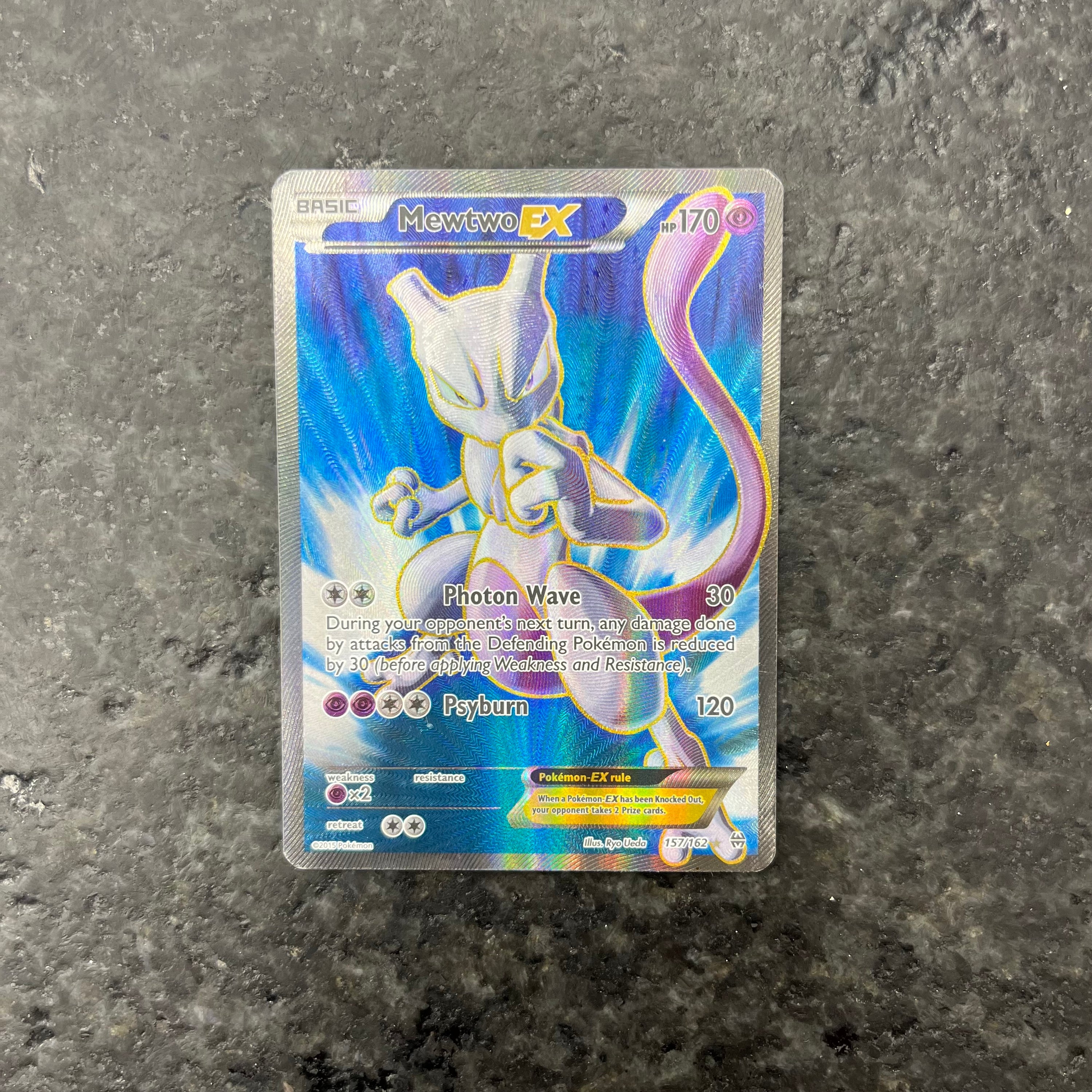 MEWTWO EX FULL ART 157/162 (MP)