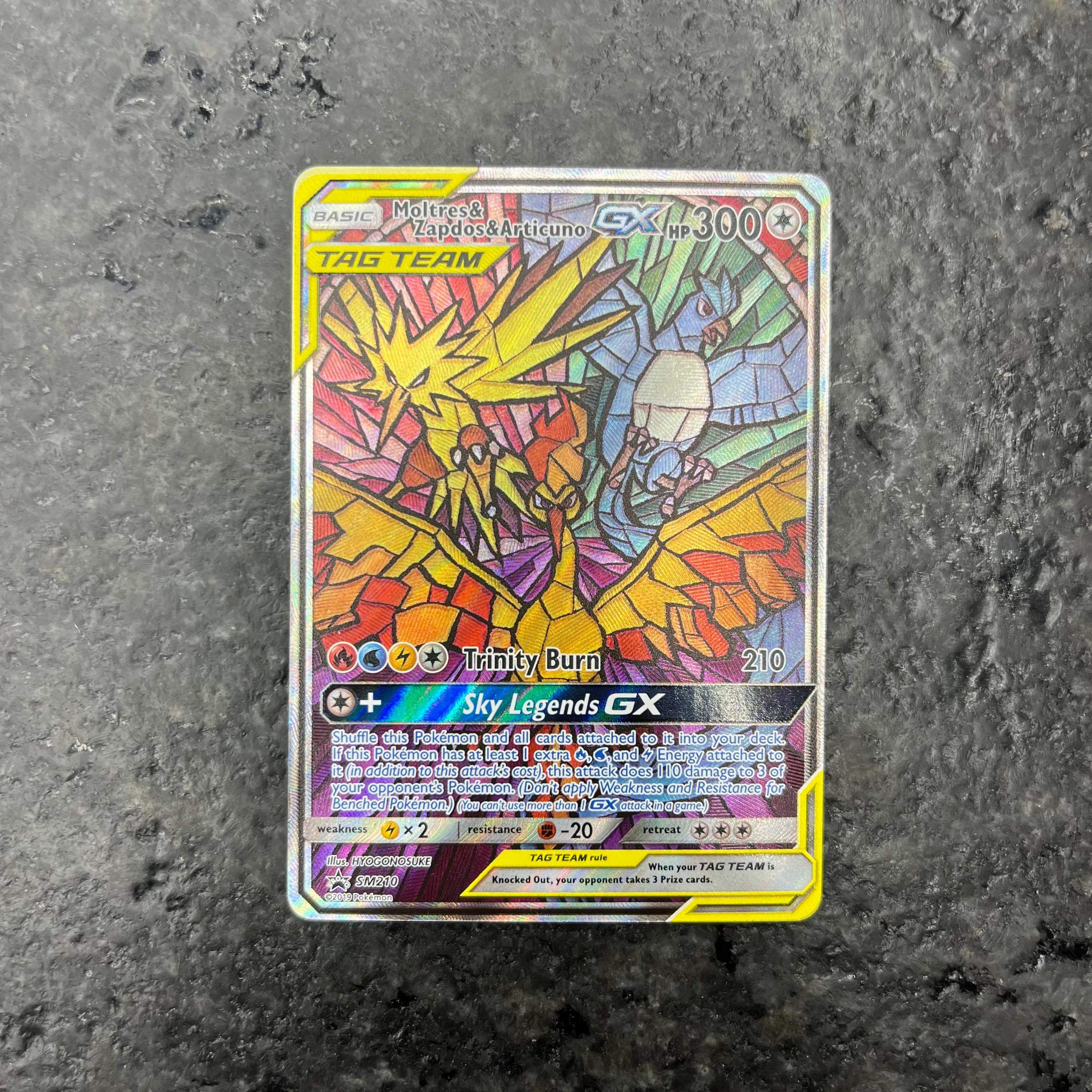MOLTRES & ZAPDOS & ARTICUNO GX TAG TEAM BLACK STAR PROMO