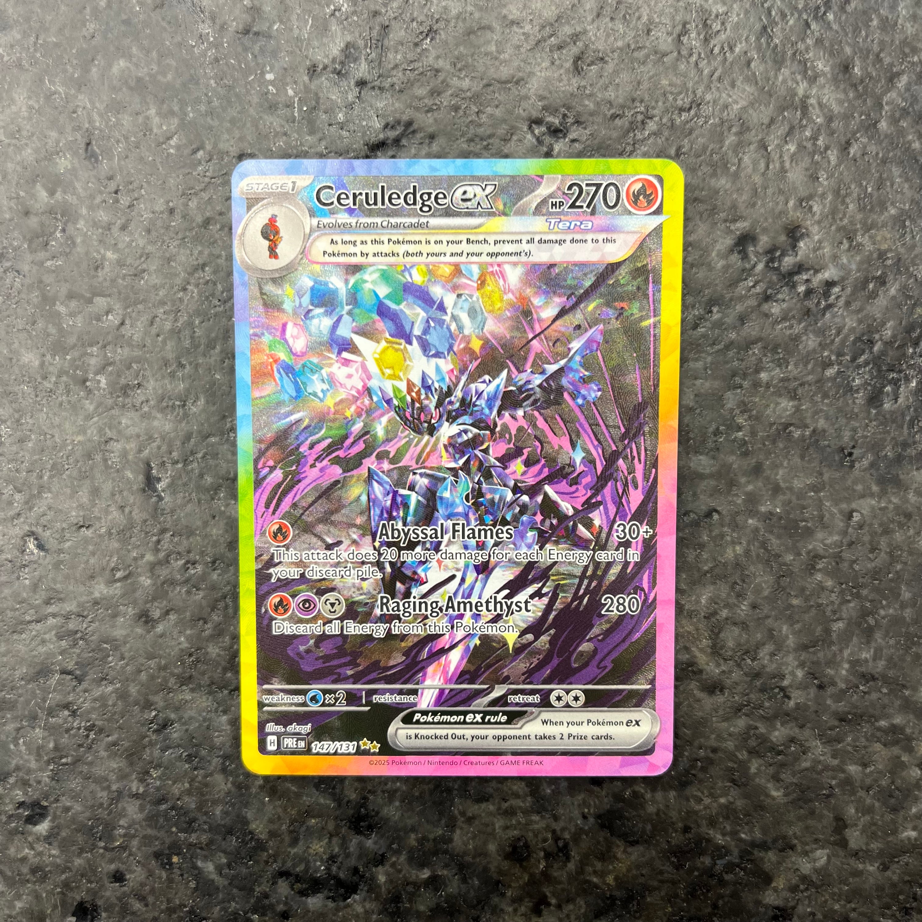 CERULEDGE EX PRISMATIC EVOLUTIONS SIR 147/131 (NM)