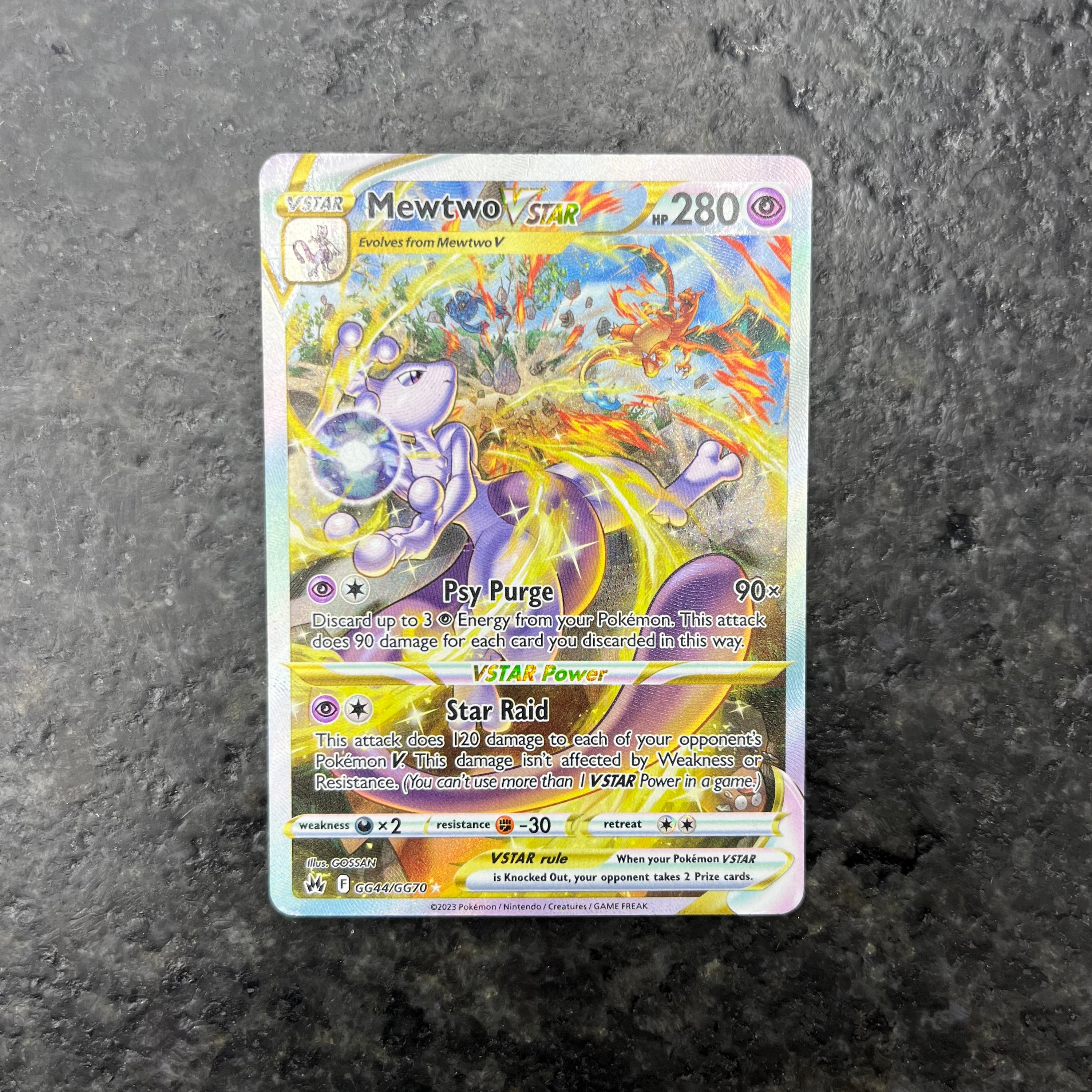 MEWTWO VSTAR CROWN ZENITH ALT ART GG44/GG70 (LP)