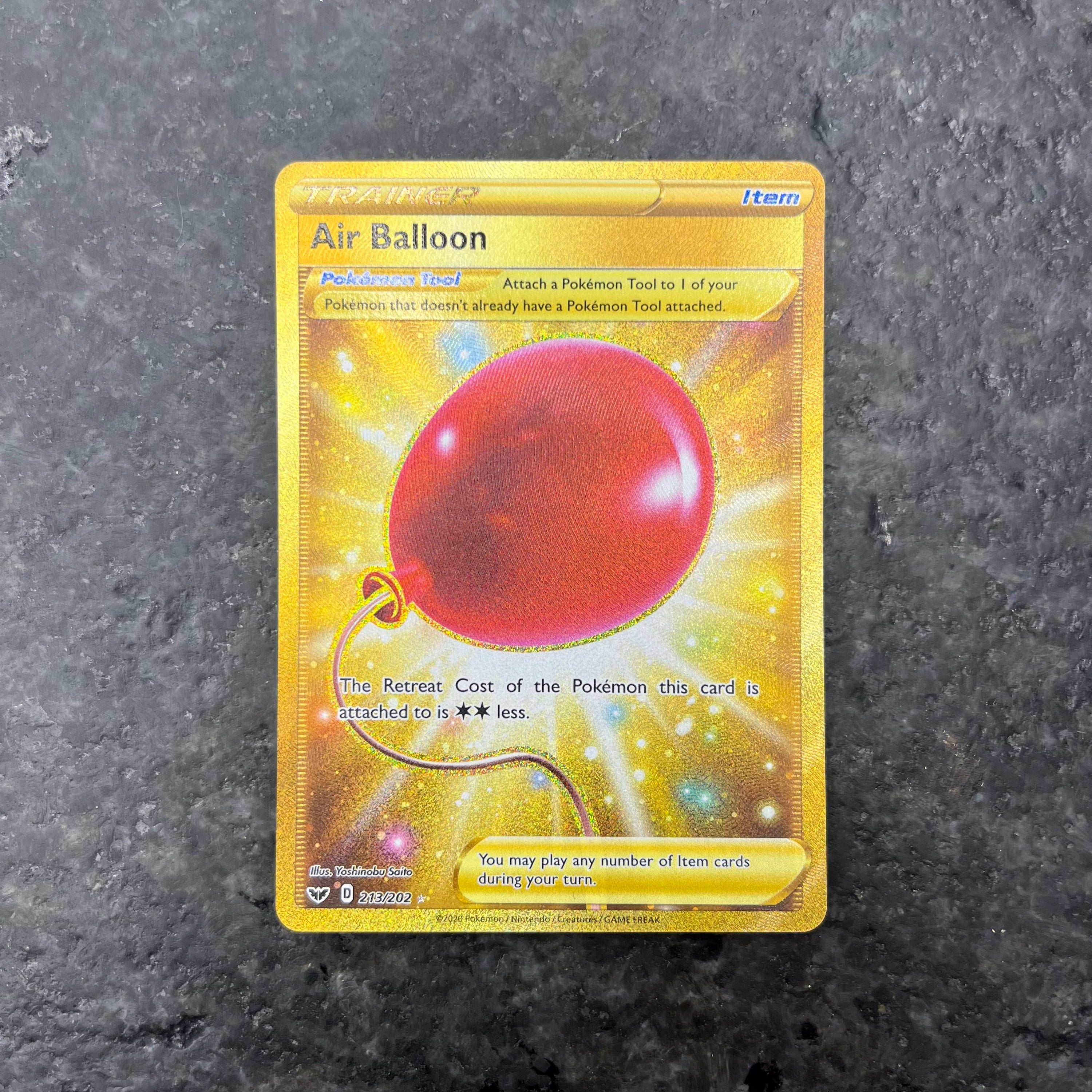 AIR BALLOON SECRET RARE 213/202 (NM)