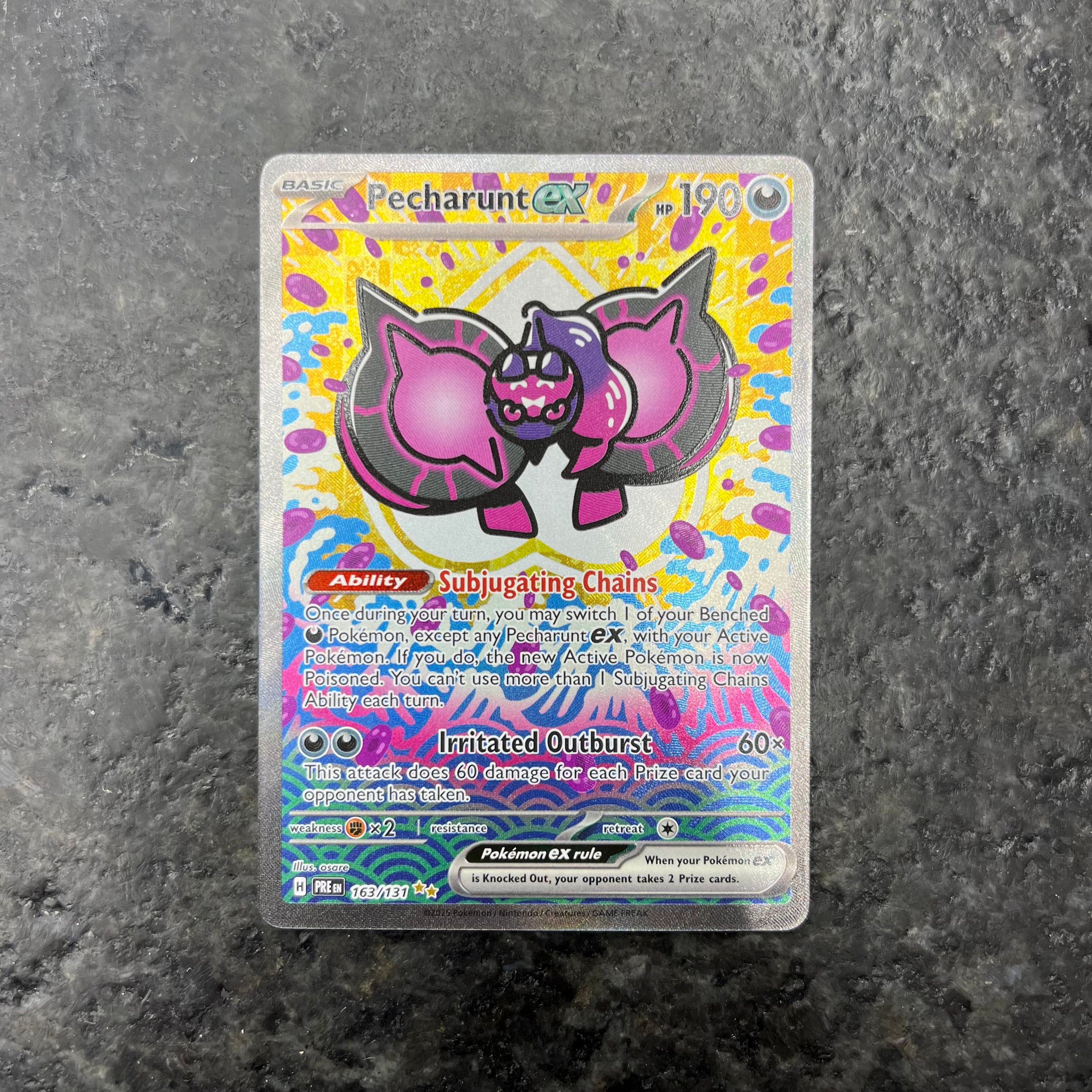PECHARUNT EX PRISMATIC EVOLUTIONS SIR 163/131 (NM)