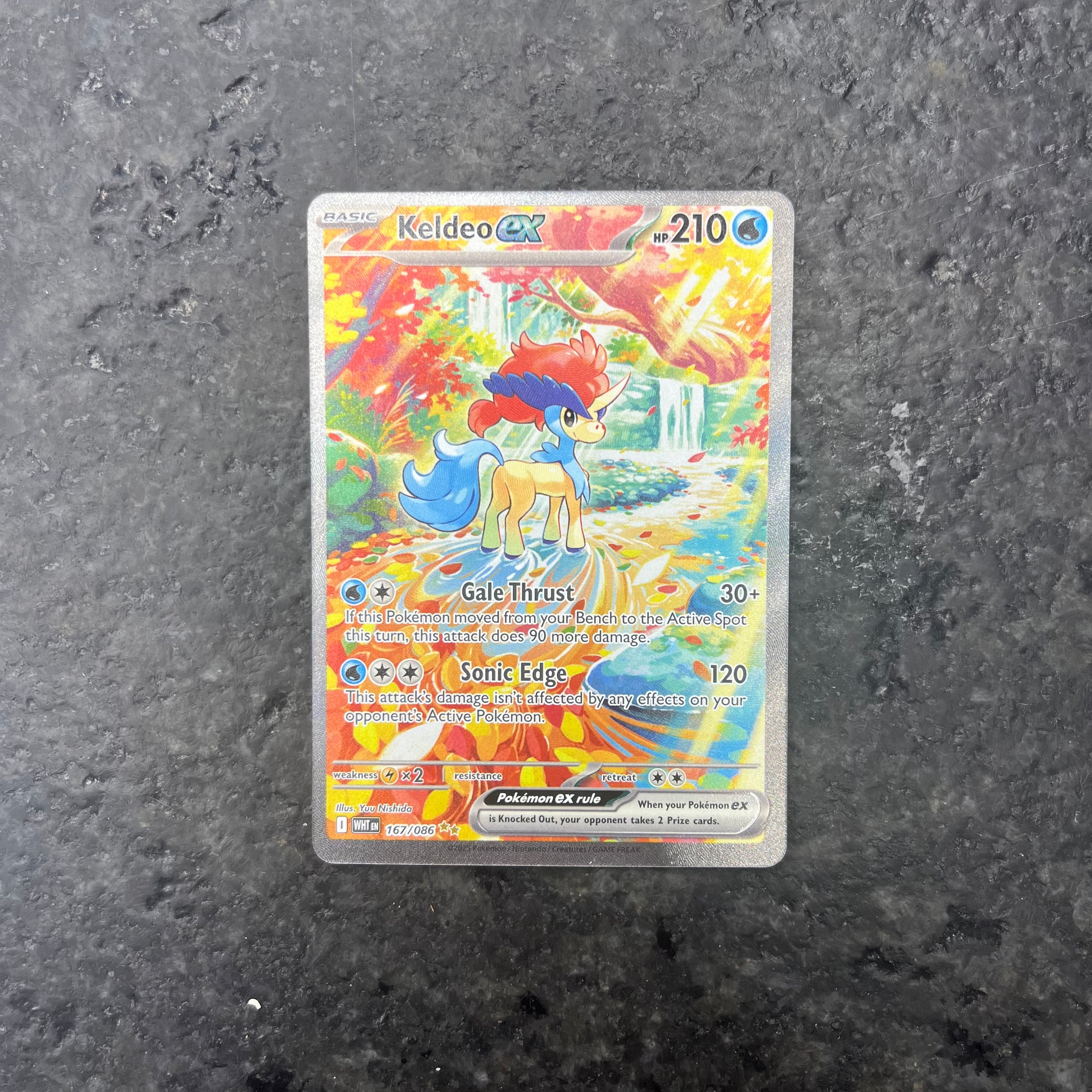 KELDEO EX WHITE FLARE SIR 162/086 (NM)