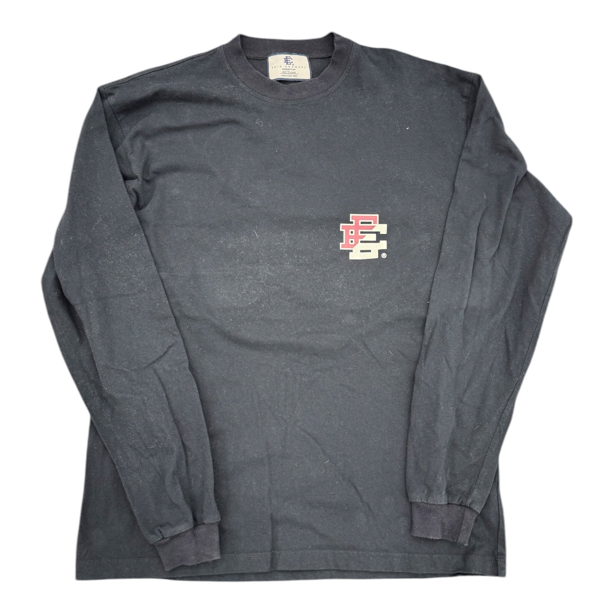 ERIC EMMANUEL LOGO LONG SLEEVE - BLACK