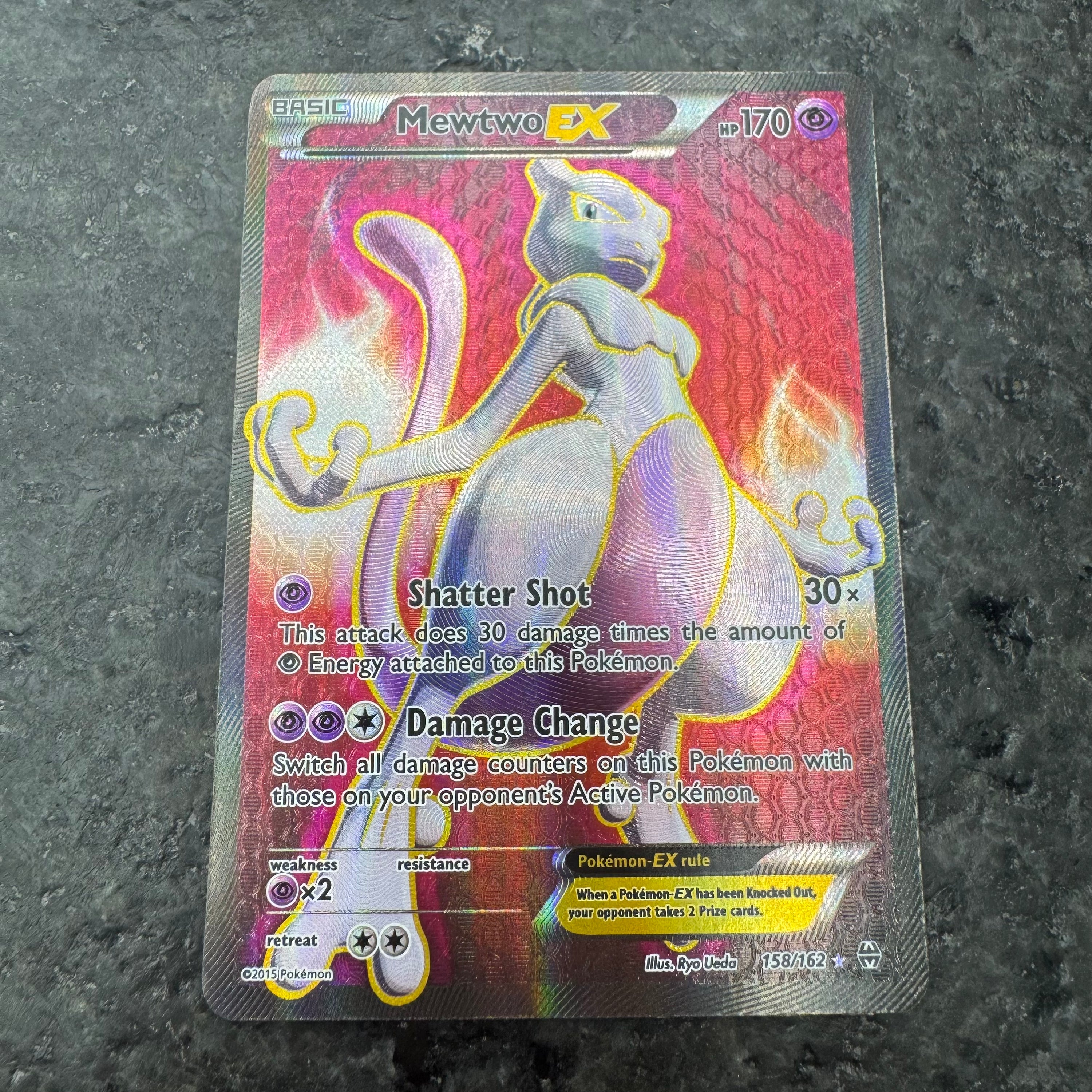 MEWTWO EX FULL ART 158/162 (LP)