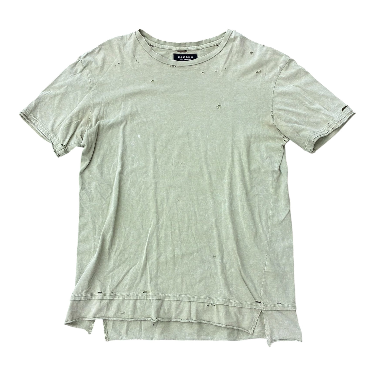 Y2K PACSUN DISTRESSED BULLET HOLE TEE