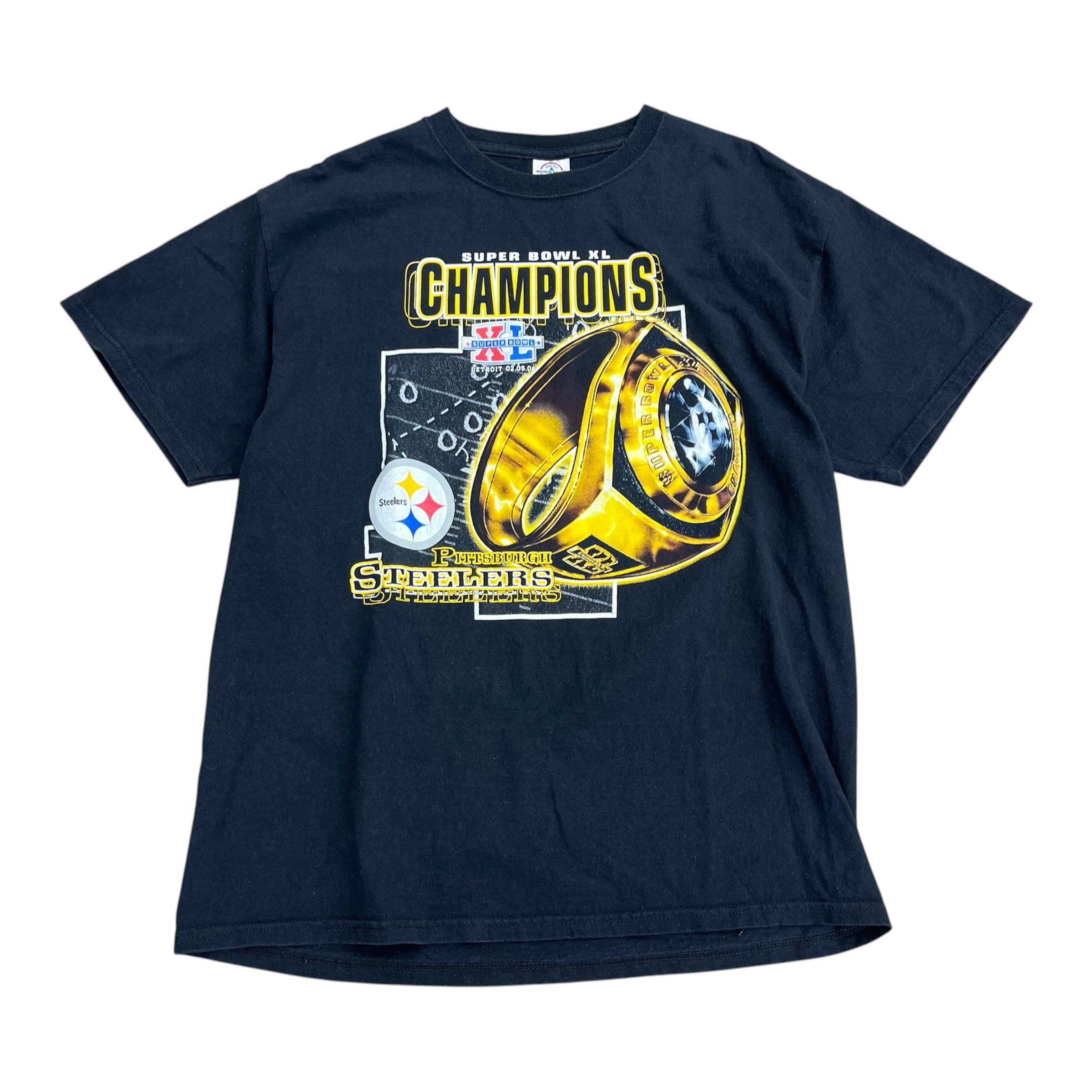 VINTAGE PITTSBURGH STEELERS CHAMPION RING TEE