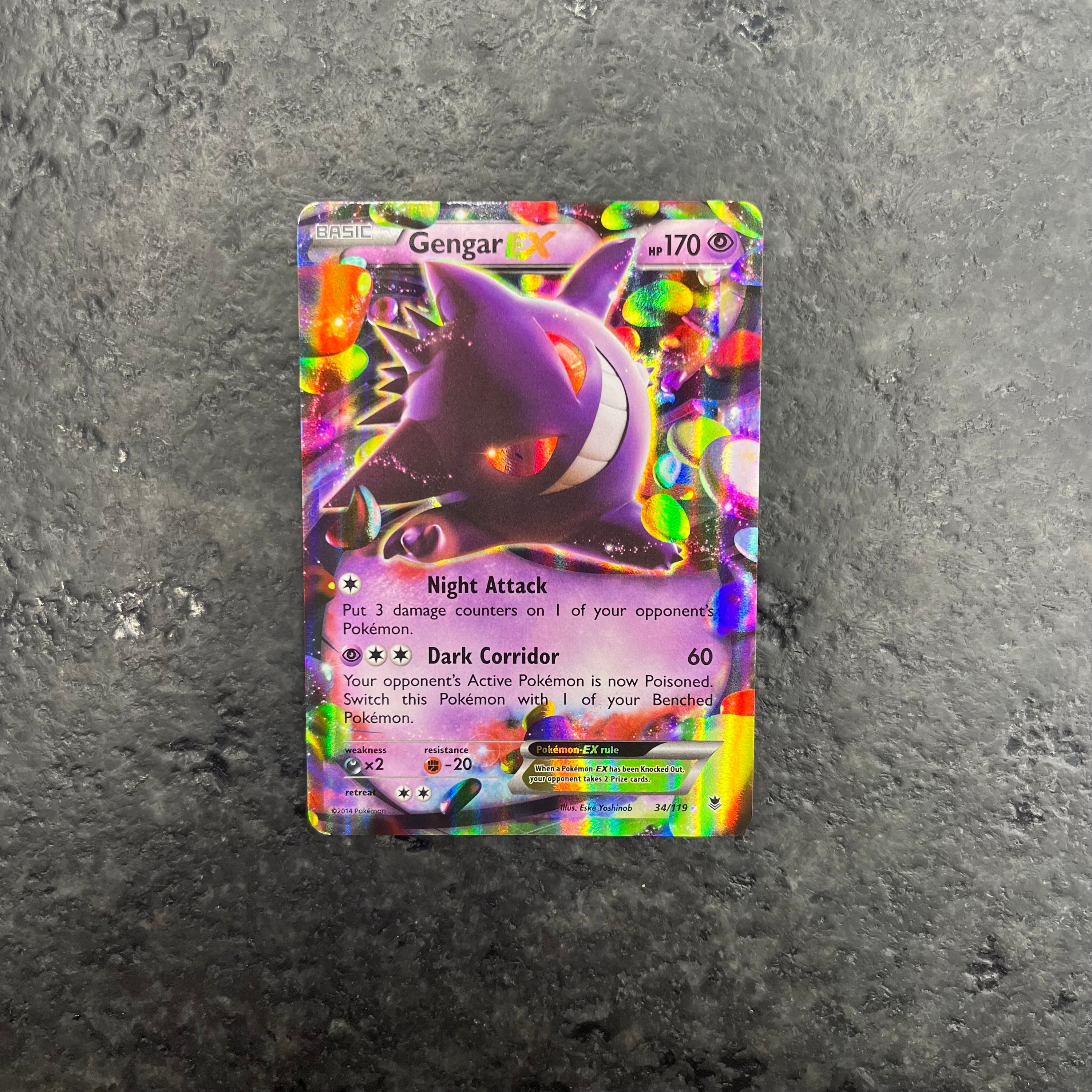 GENGAR EX PHANTOM FORCES 34/119 (LP)