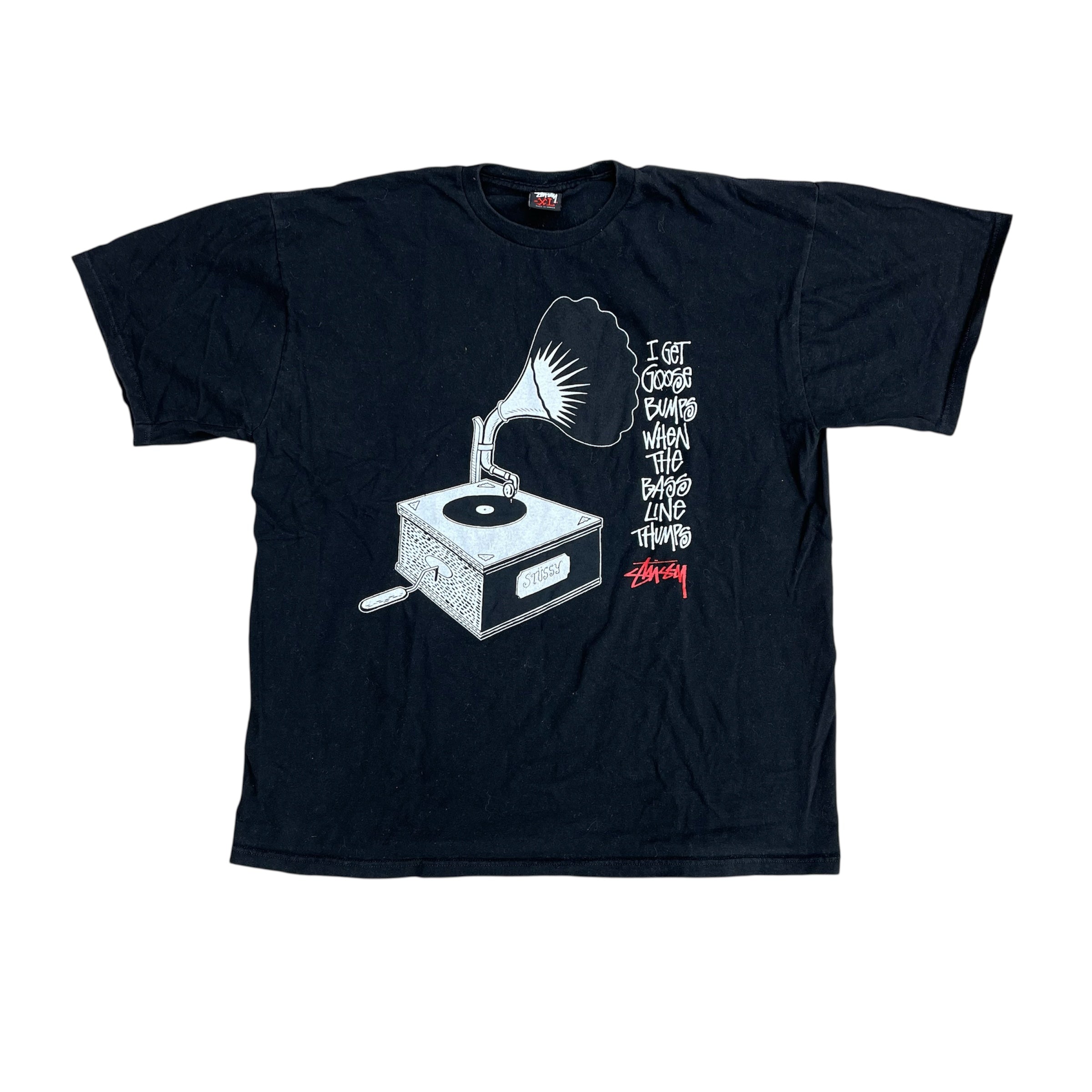 STUSSY GILBERT HERNANDEZ RECORD TEE
