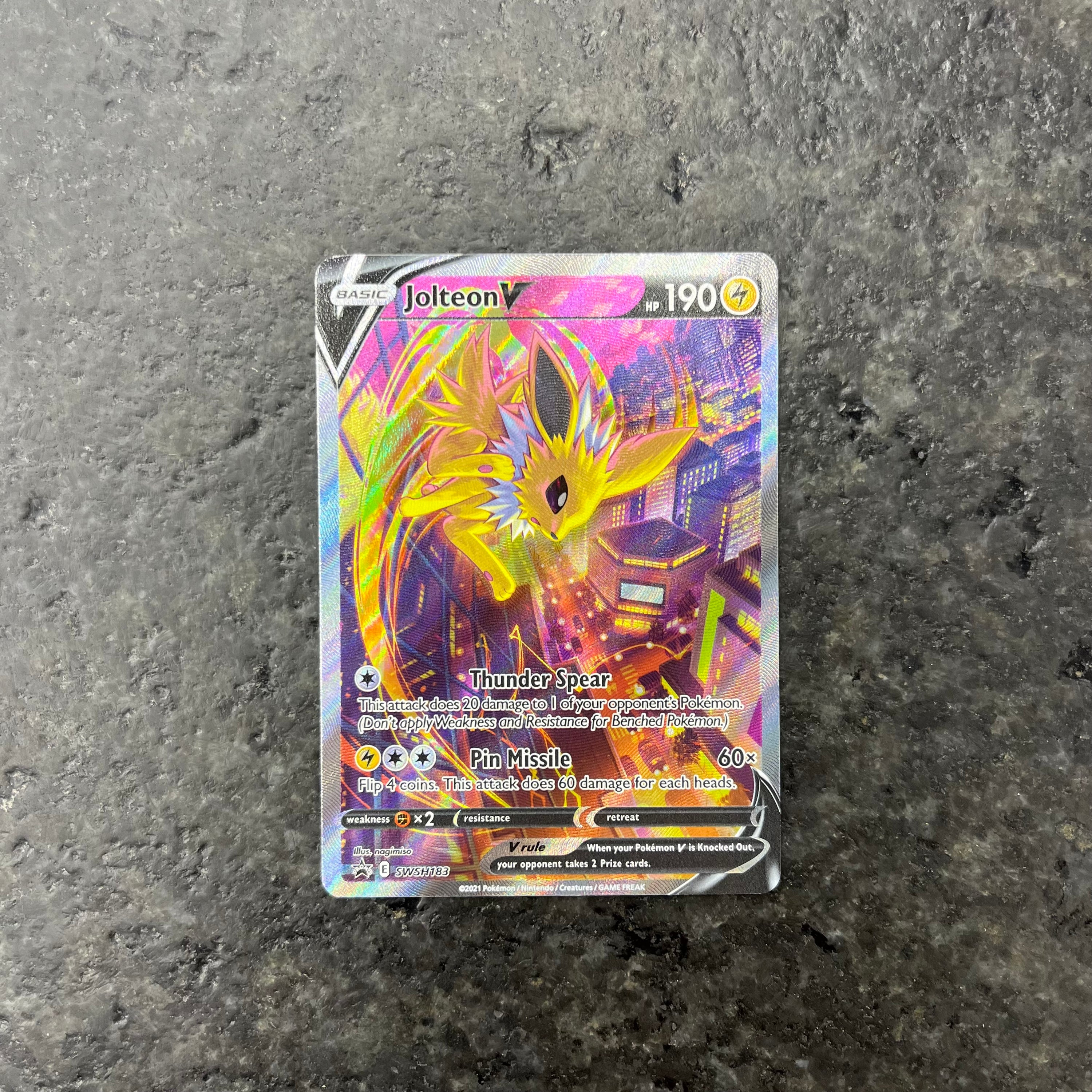JOLTEON V ALT ART SWSH183 PROMO (NM)