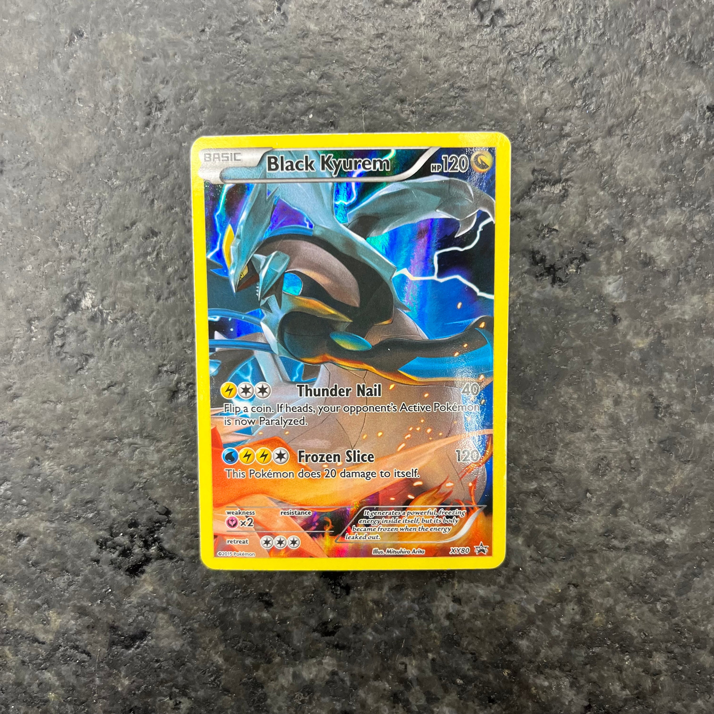 BLACK KYUREM ALT ART XY80 PROMO (NM)