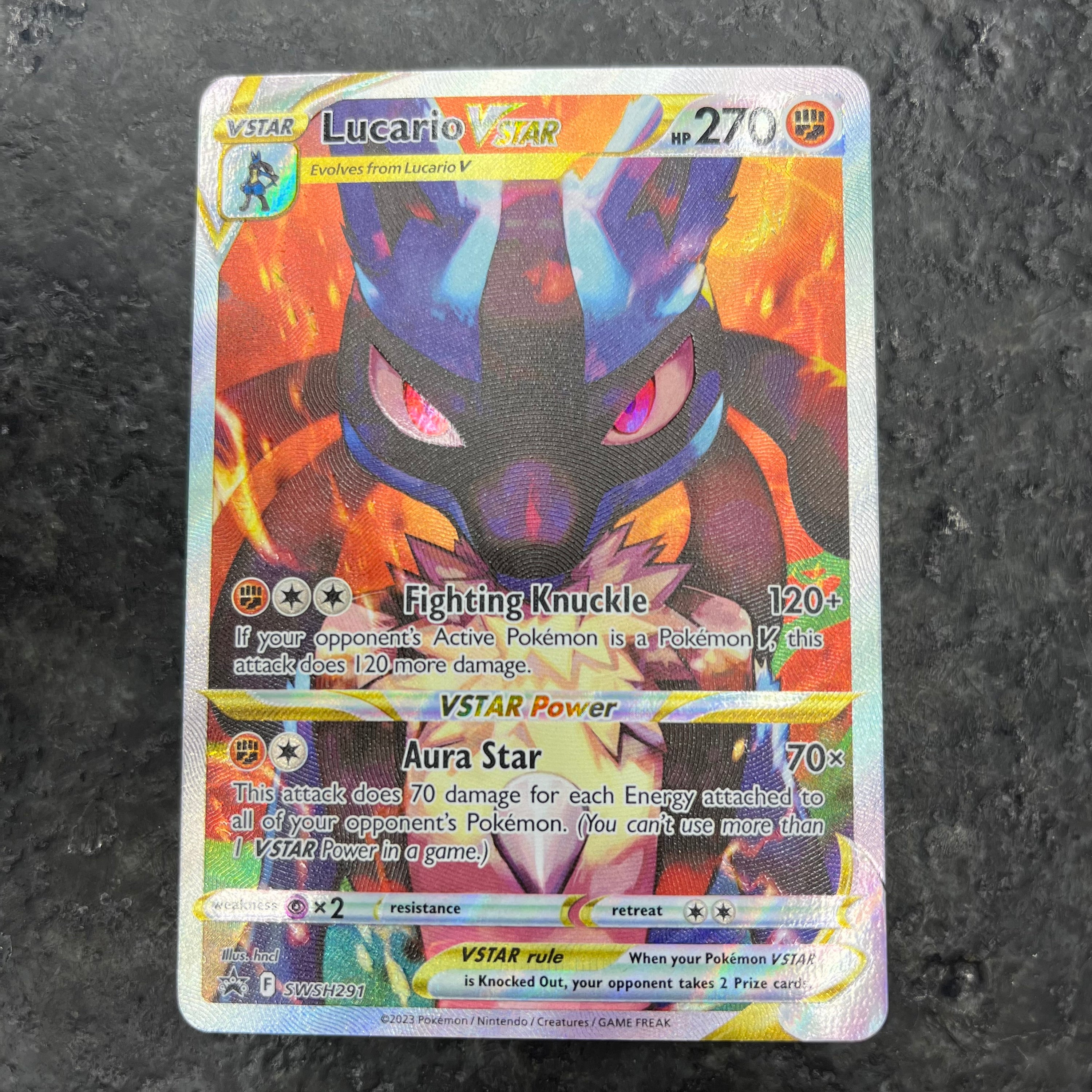 LUCARIO VSTAR SWORD AND SHIELD PROMO SWSH291 NM