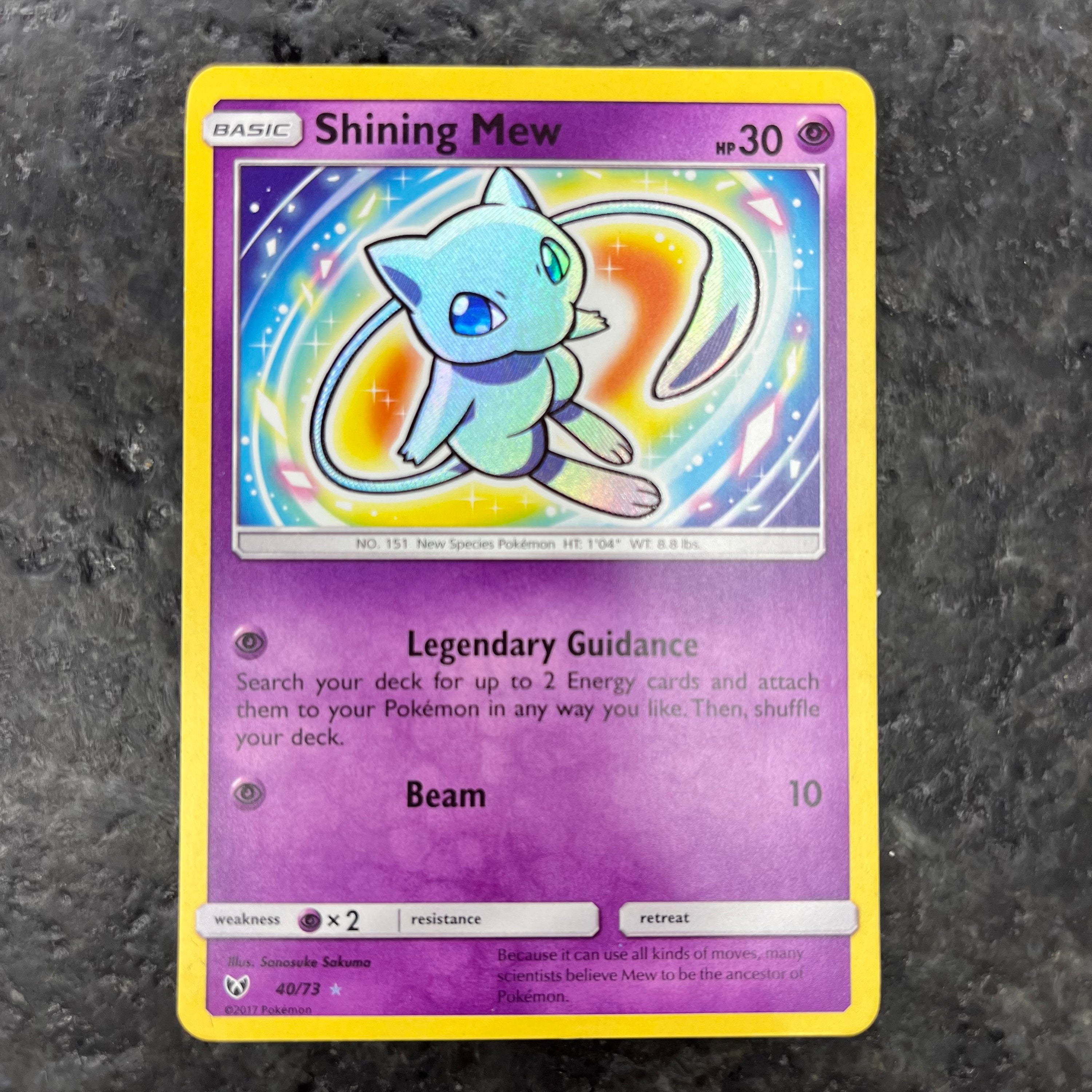 SHINING MEW HOLO 40/73 (VLP)