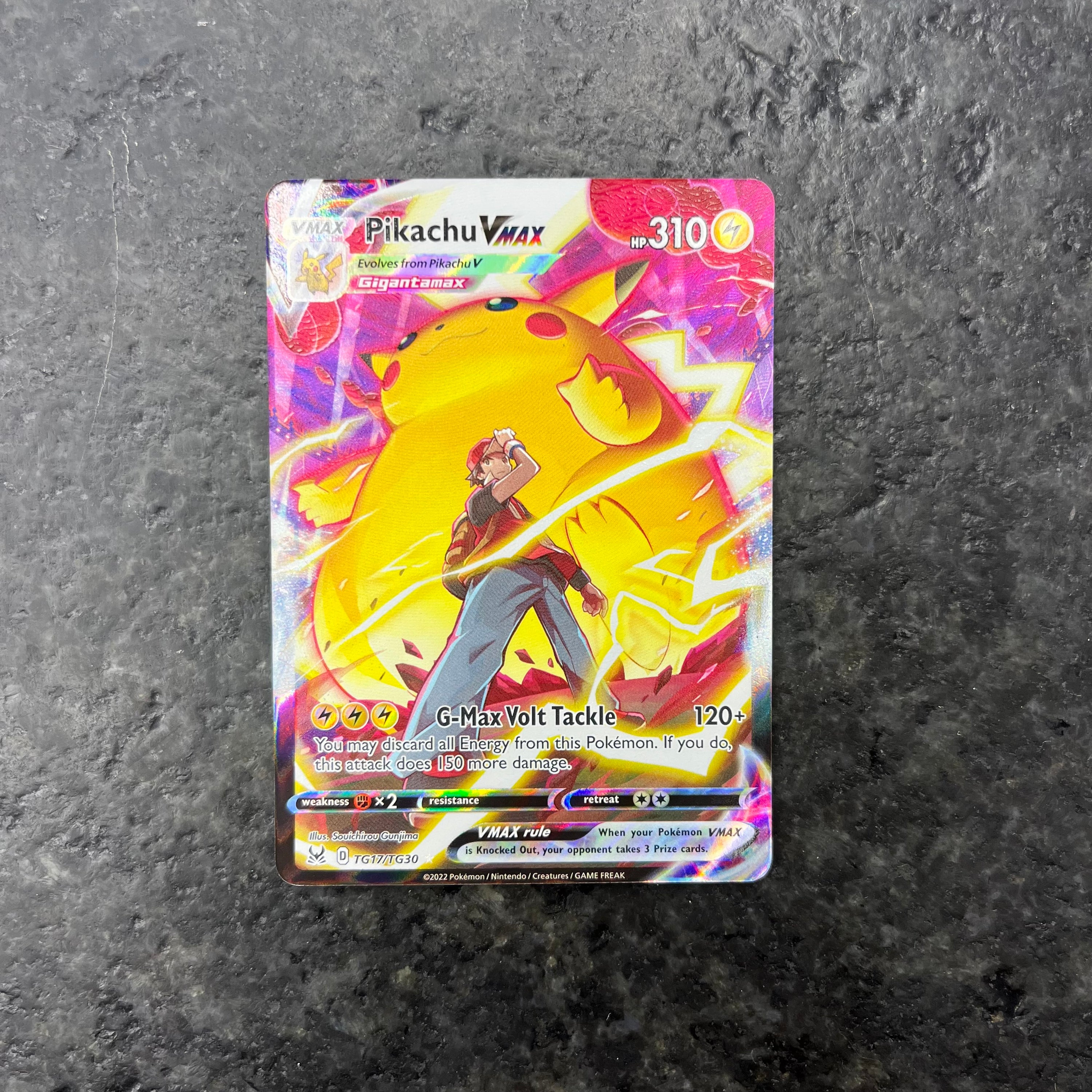 PIKACHU VMAX TRAINER GALLERY ALT ART TG17/TG30 (NM)