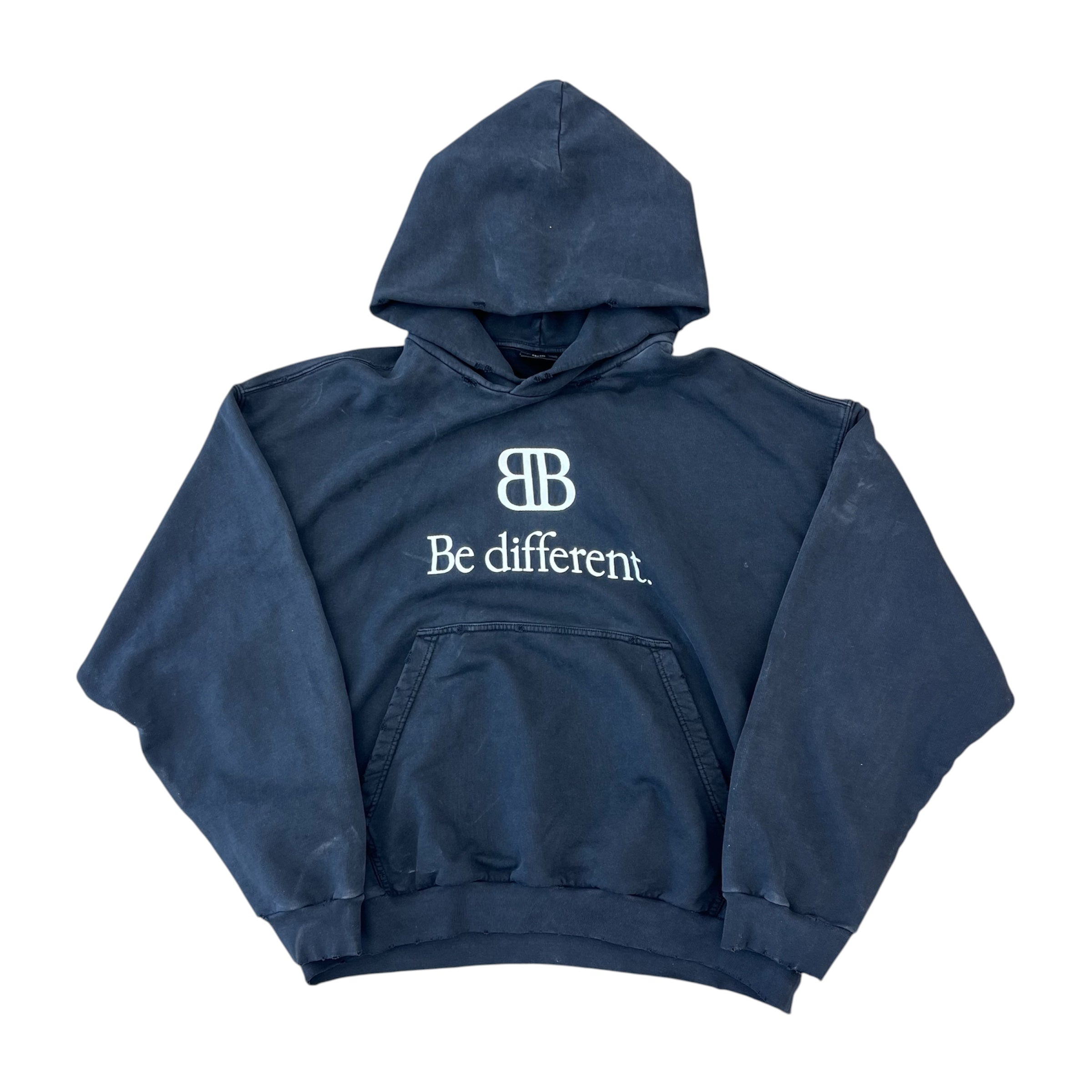 BALENCIAGA “BE DIFFERENT” LOGO HOODIE