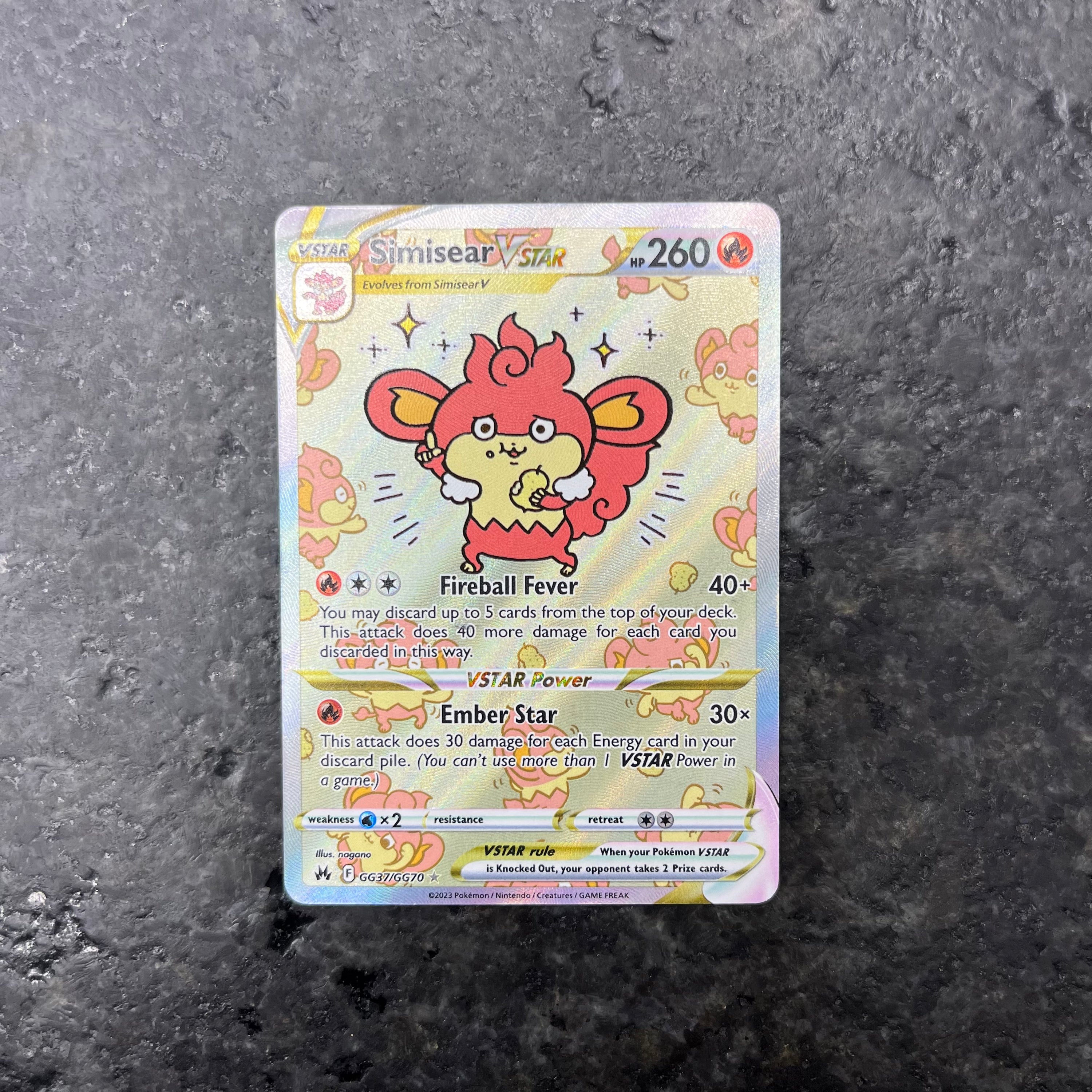 SIMISEAR VSTAR ALT ART GG37/GG70 (NM)