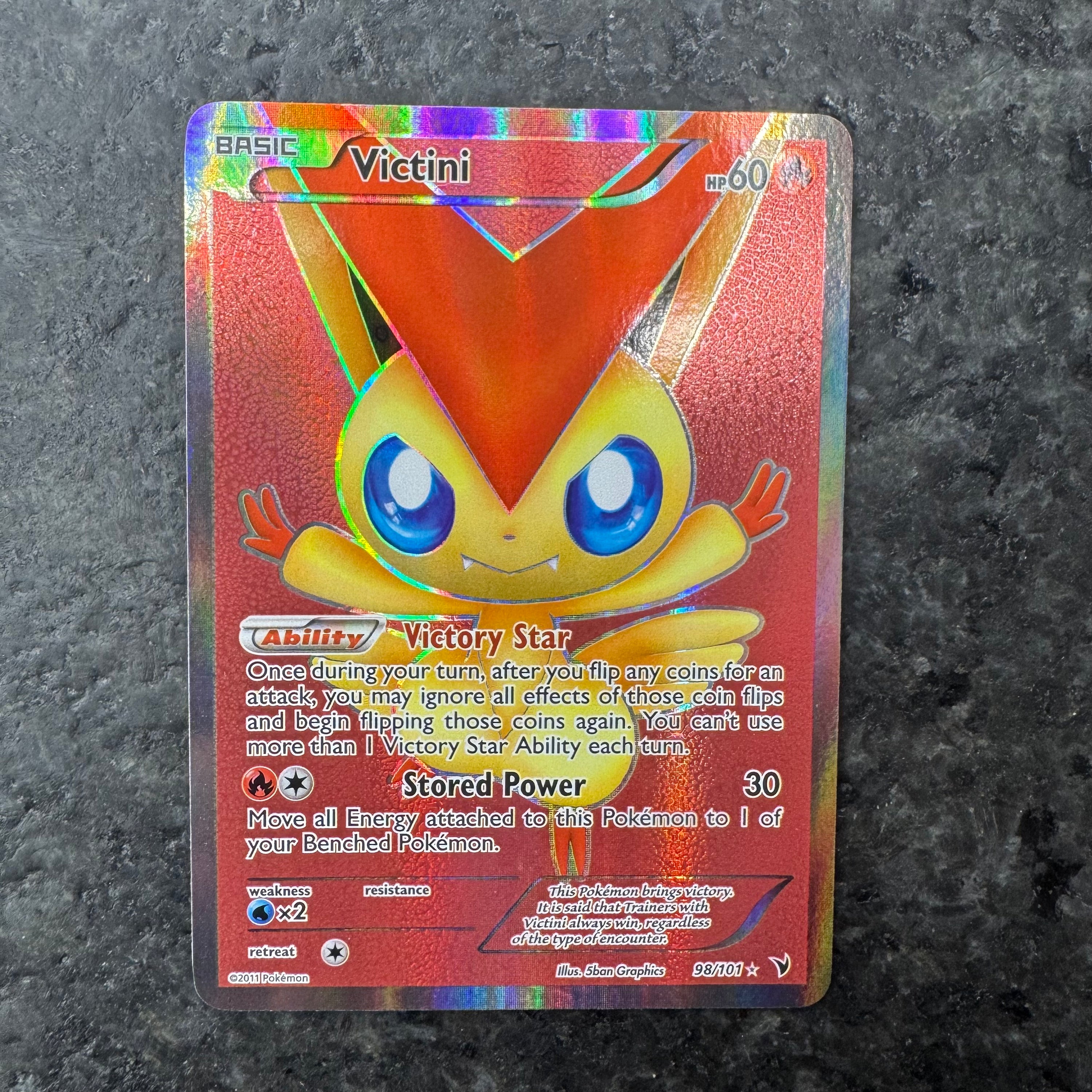 VICTINI NOBLE VICTORIES FULL ART 98/101 (VLP)