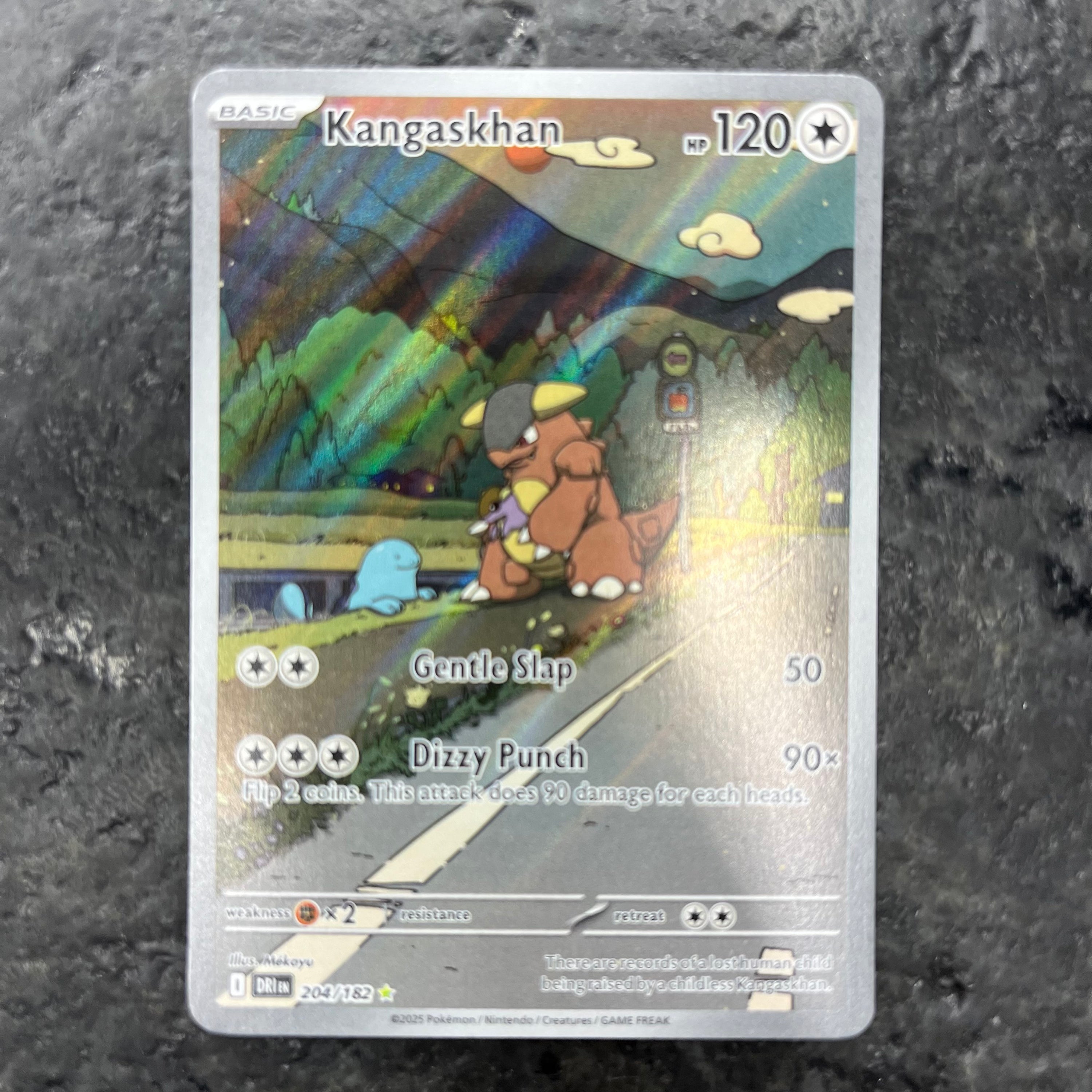 KANGASKHAN FULL ART DESTINED RIVALS SIR 204/182 NM