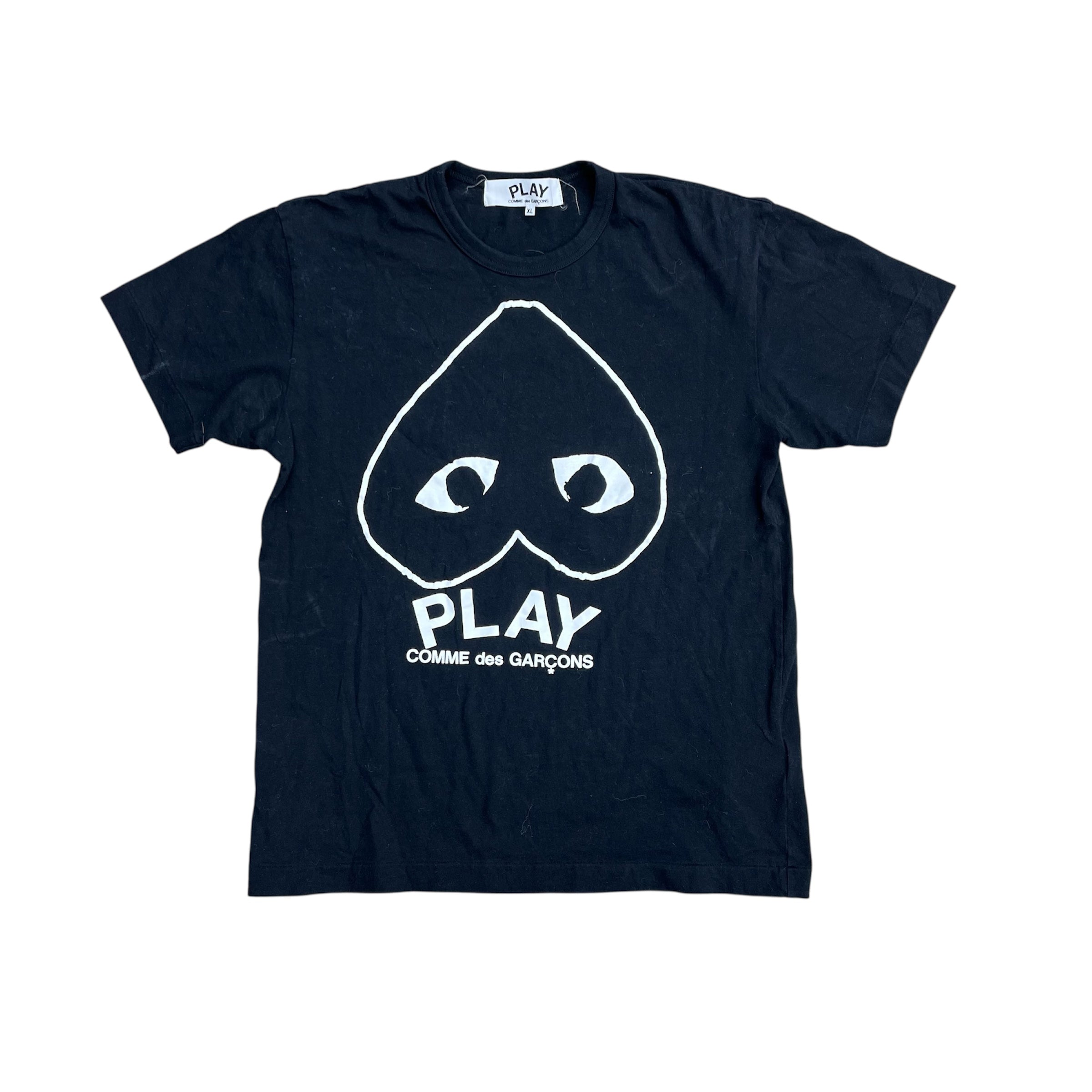 COMME DES GARCON PLAY BLACK HEART TEE