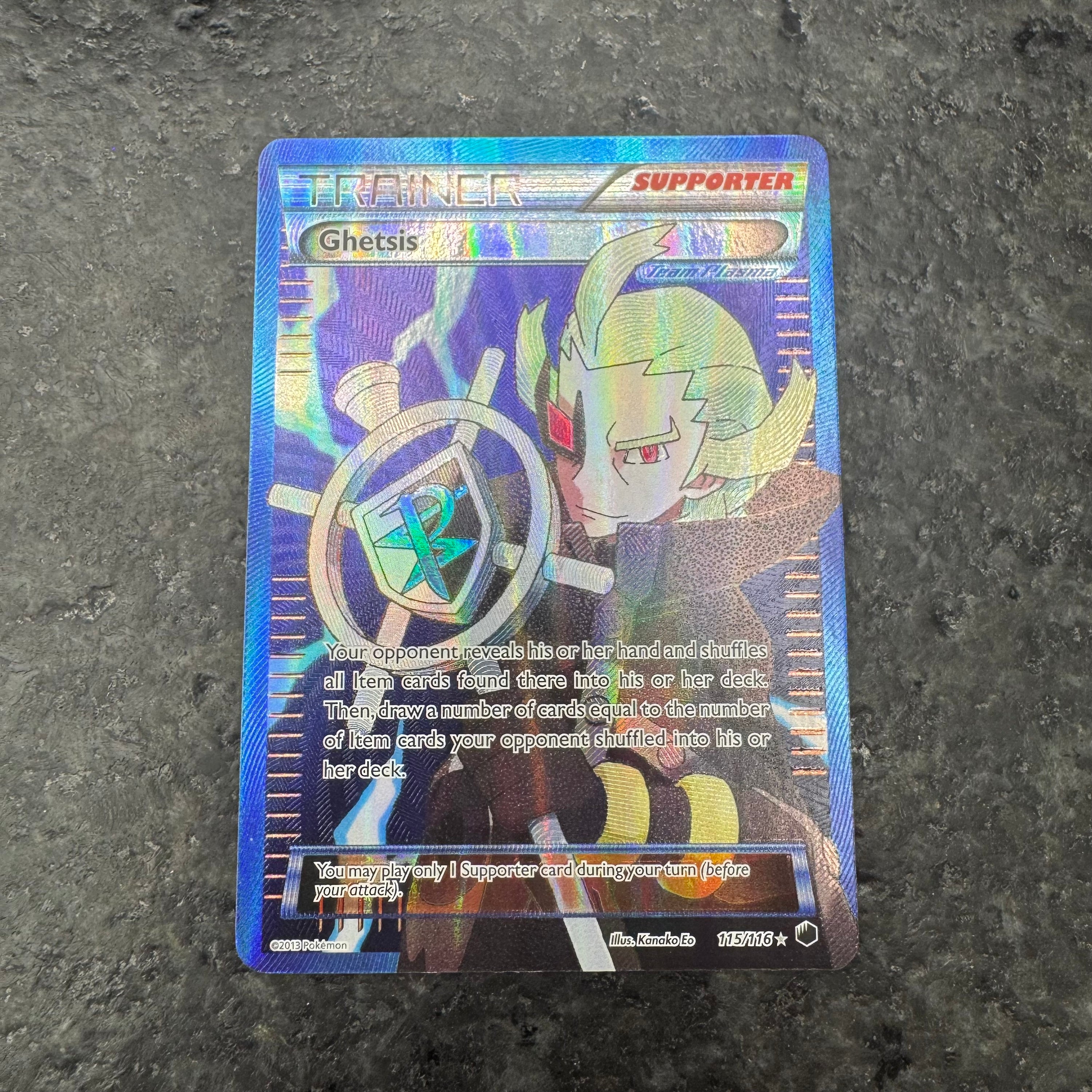 GHETSIS TEAM PLASMA FULL ART 115/116 (VLP)