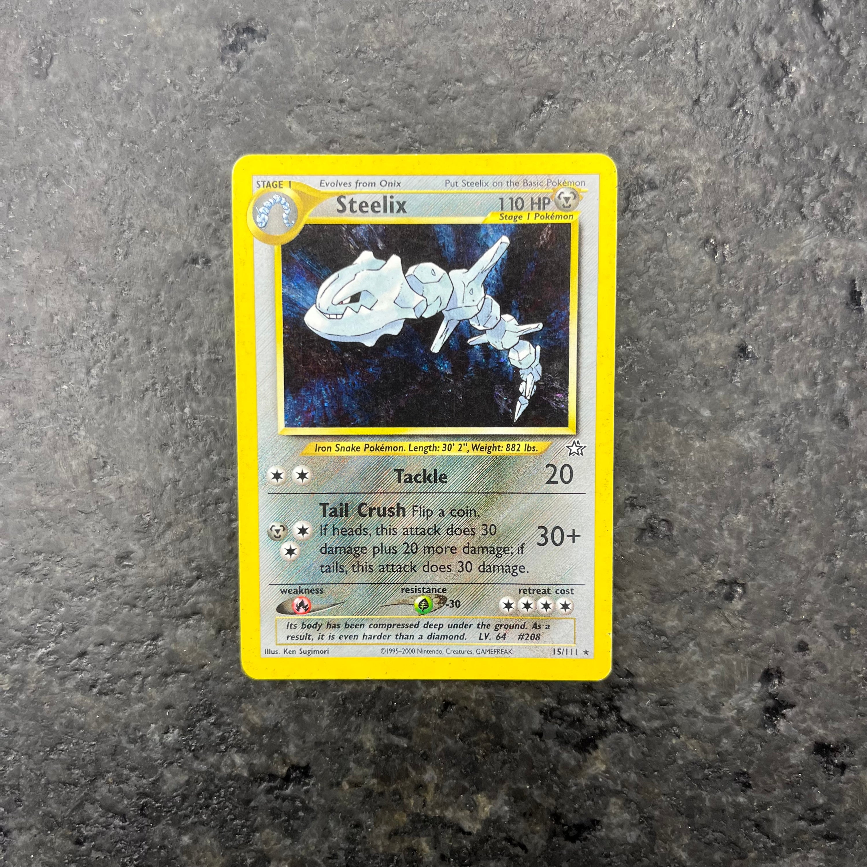 STEELIX NEO GENESIS HOLO 15/111 (LP/MP)