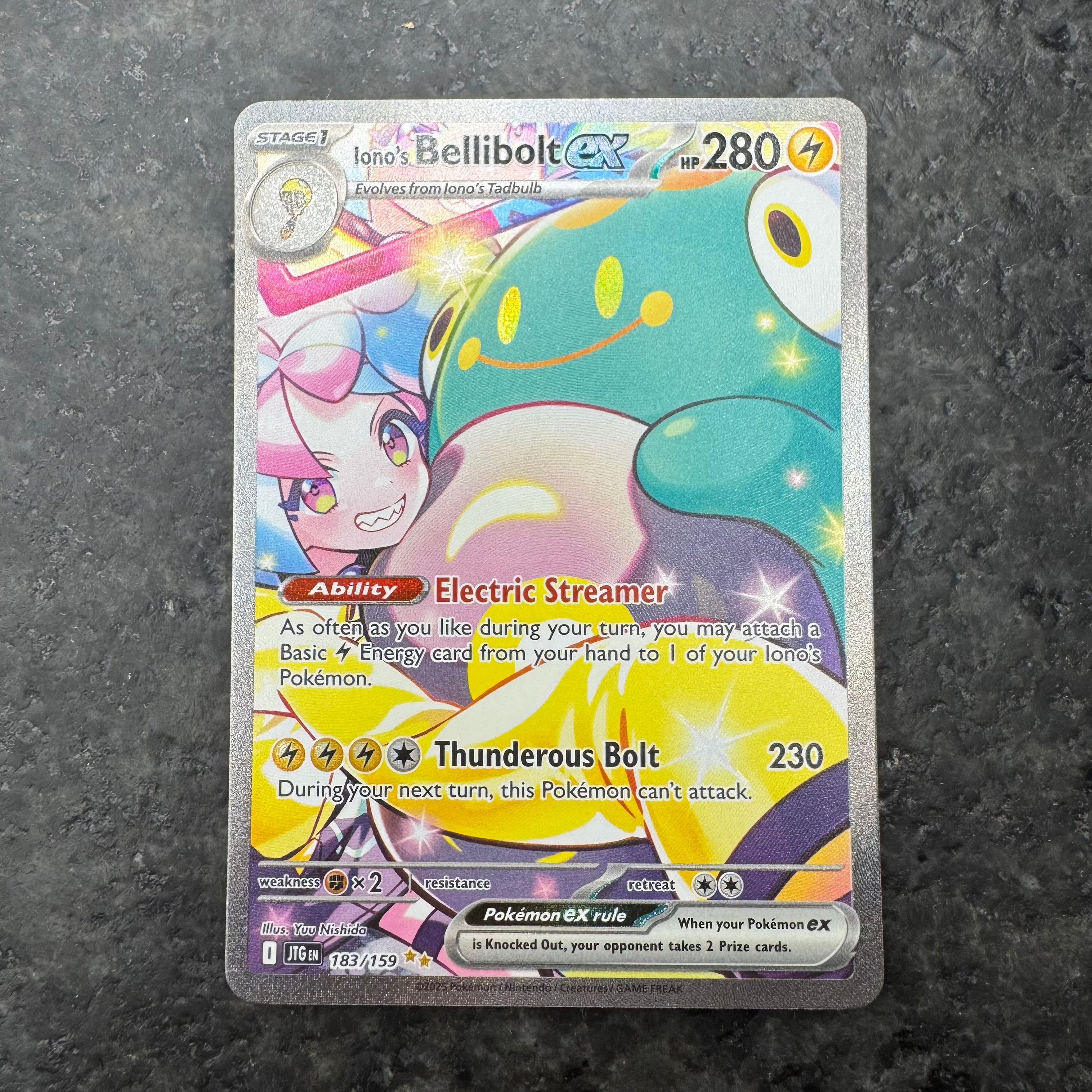 IONOS BELLIBOLT EX ILLUSTRATION RARE 183/159 (NM)