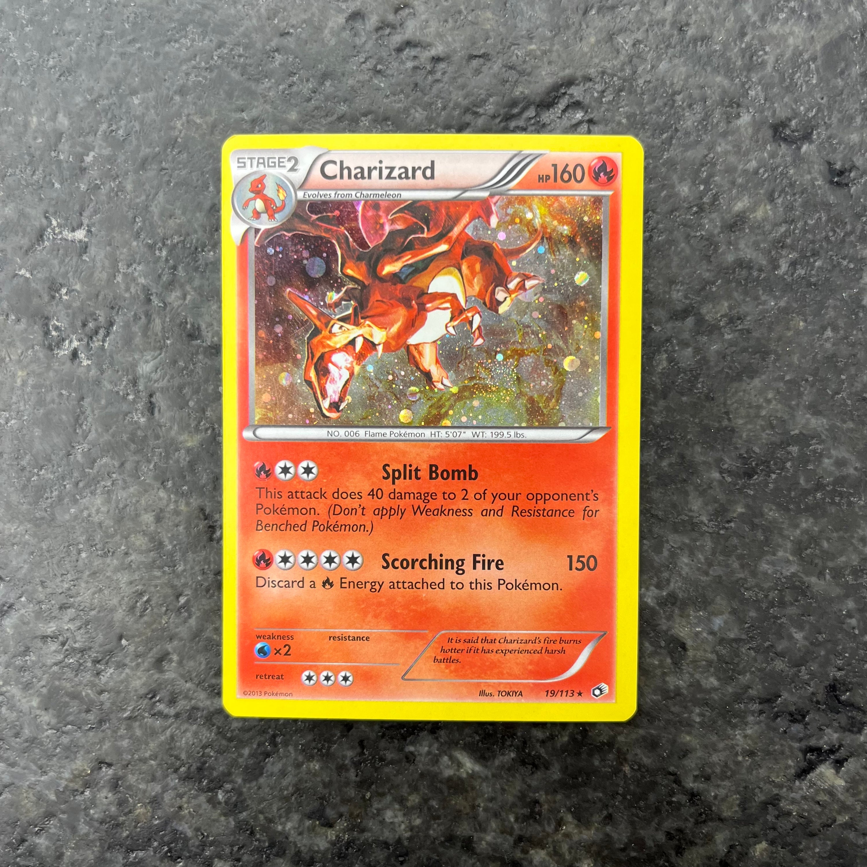 CHARIZARD HOLO SWIRL 19/113 (LP)