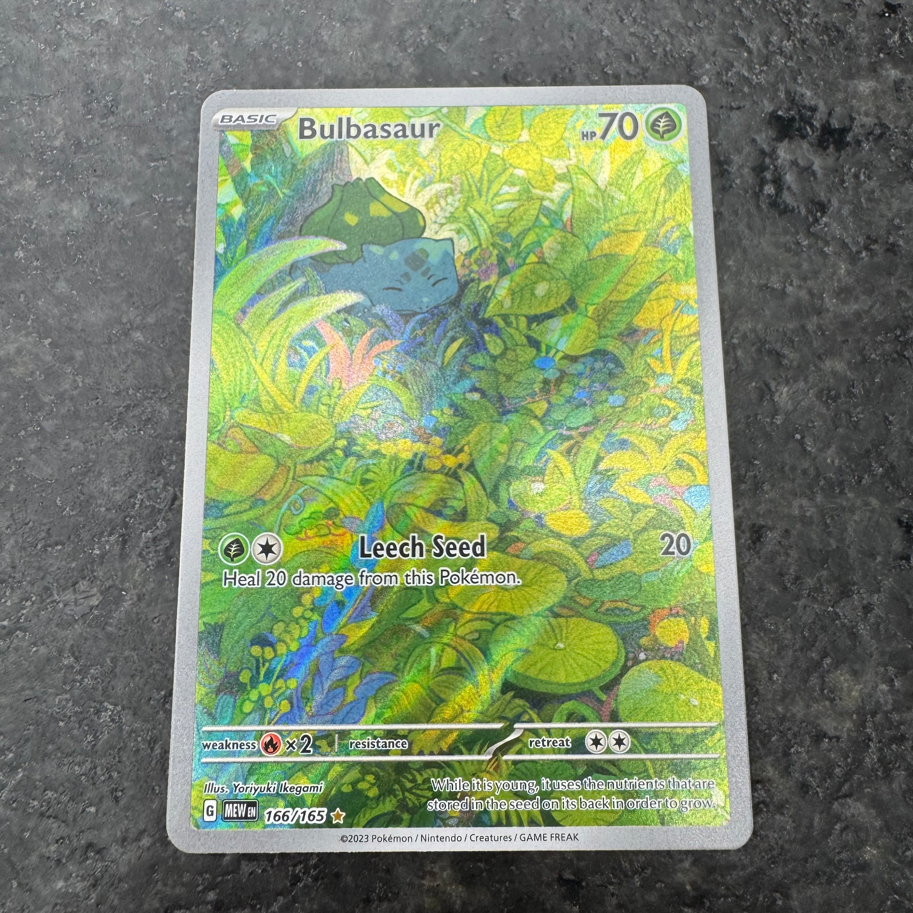 BULBASAUR 151 FULL ART 166/165 (NM)