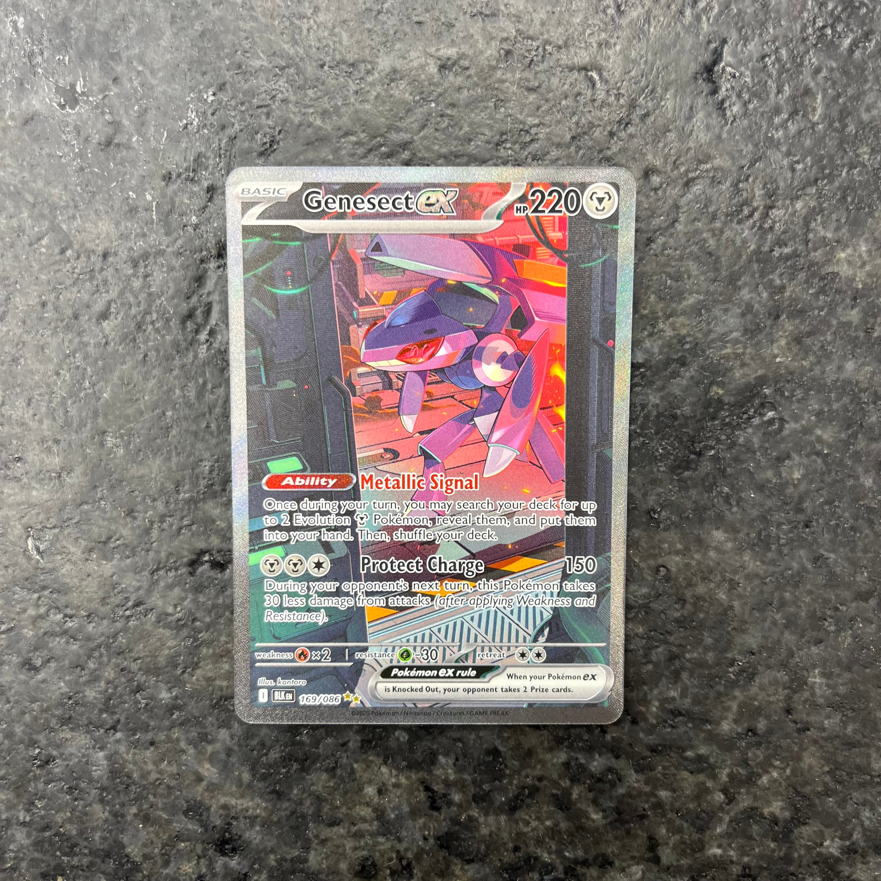 GENESECT EX SIR 160/086 (NM)