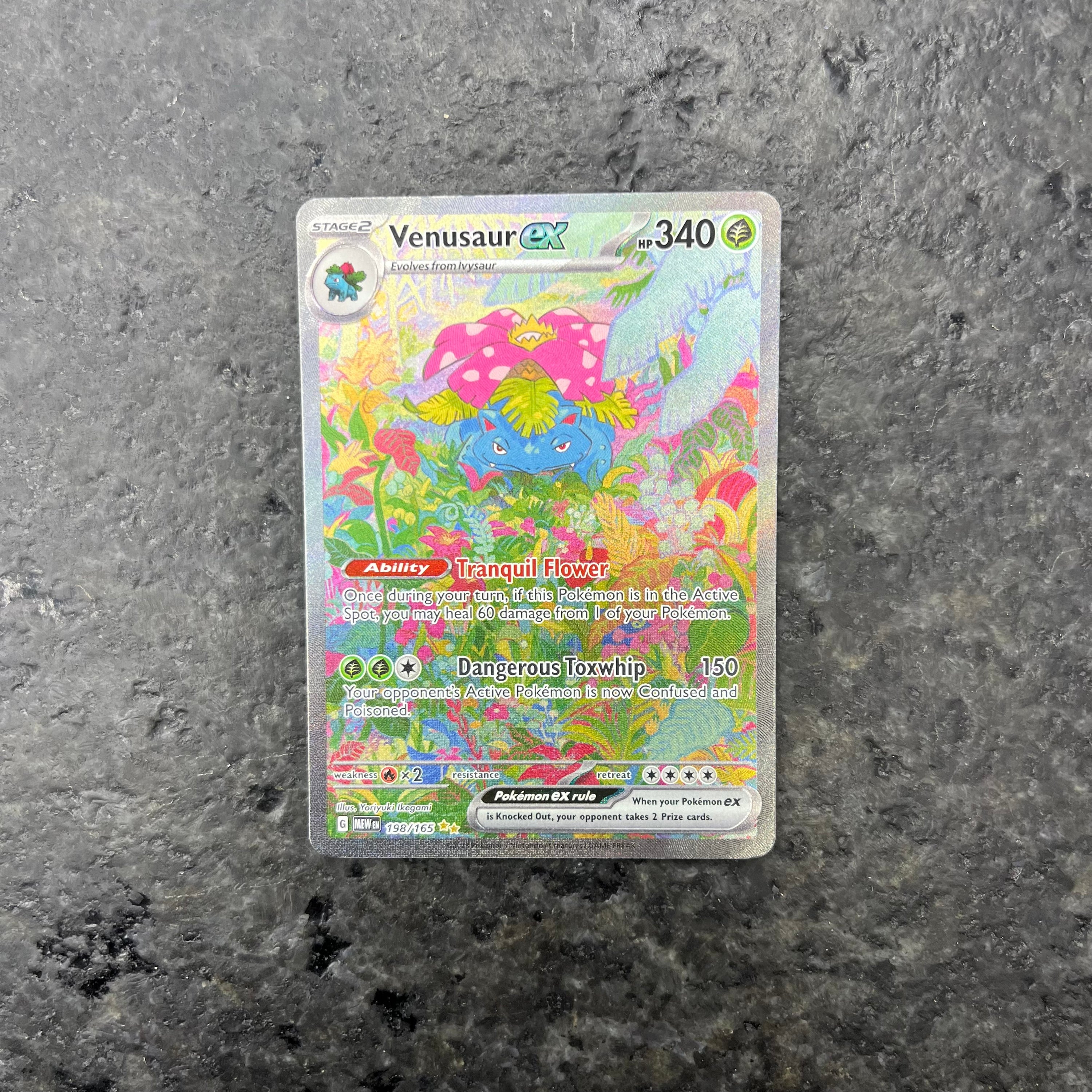 VENUSAUR EX 151 SIR 198/165 (NM)