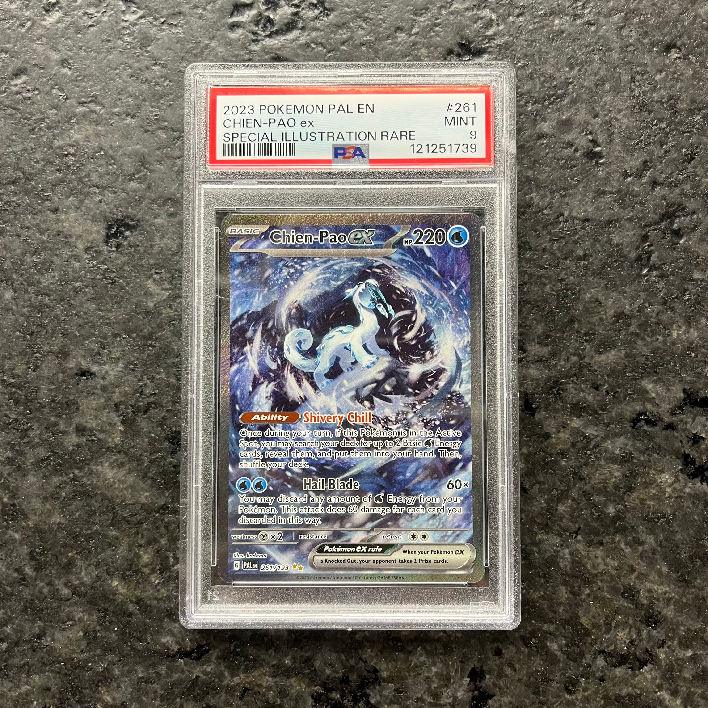 CHIEN PAO EX SIR 261/193 PSA 9