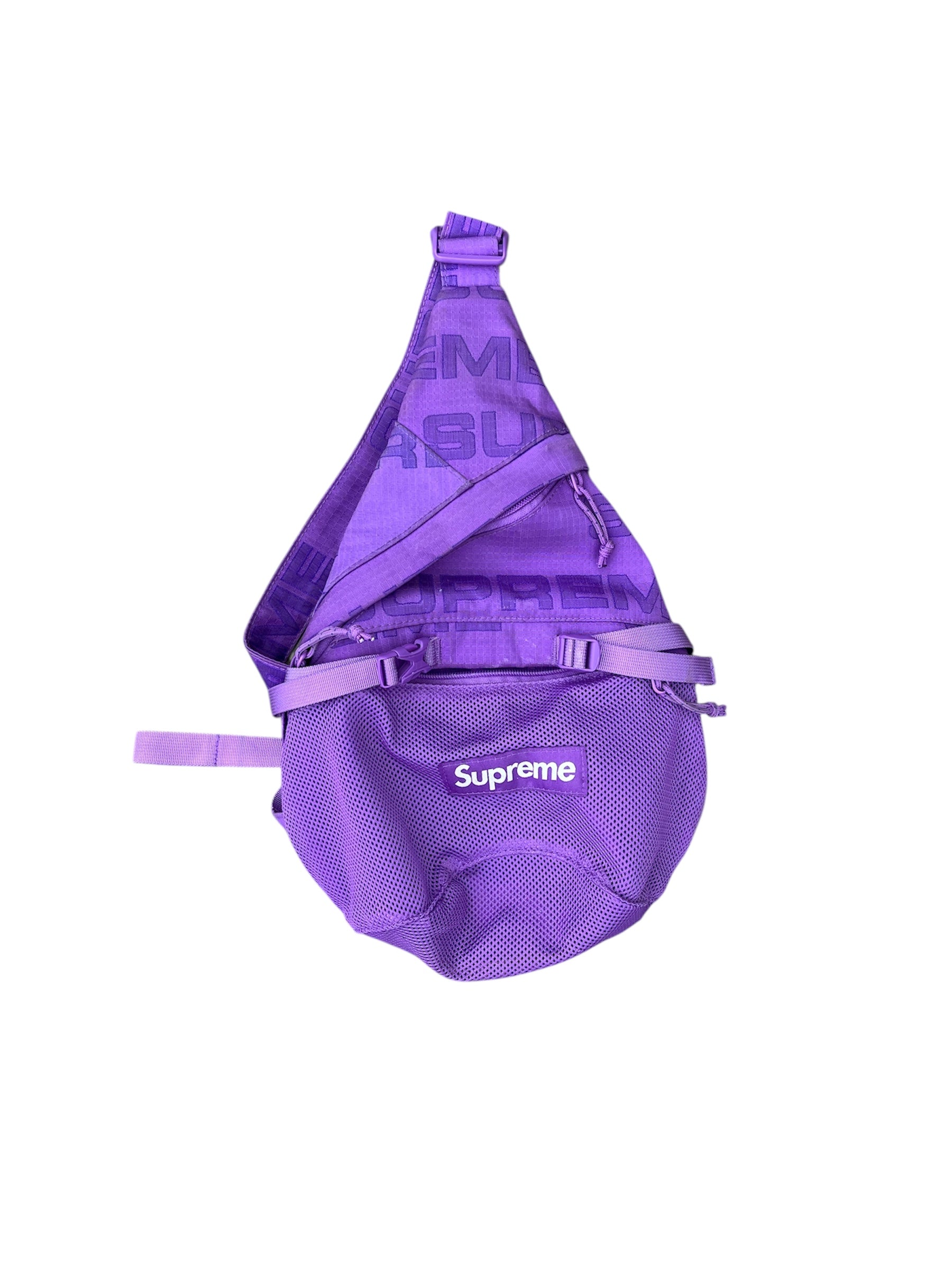 SUPREME PURPLE CROSSBODY BAG