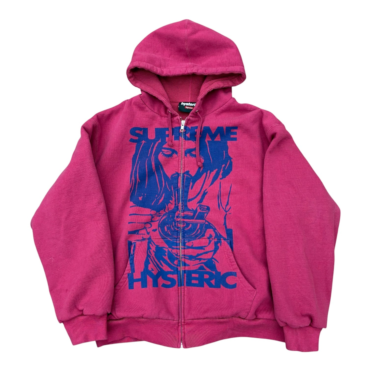 SUPREME X HYSTERIC GLAMOUR  THERMAL LINED ZIP UP
