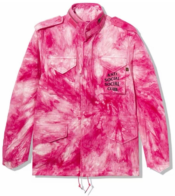 ANTI SOCIAL SOCIAL CLUB X ALPHA INDUSTRIES M-65 JACKET “TIE DYE PINK”