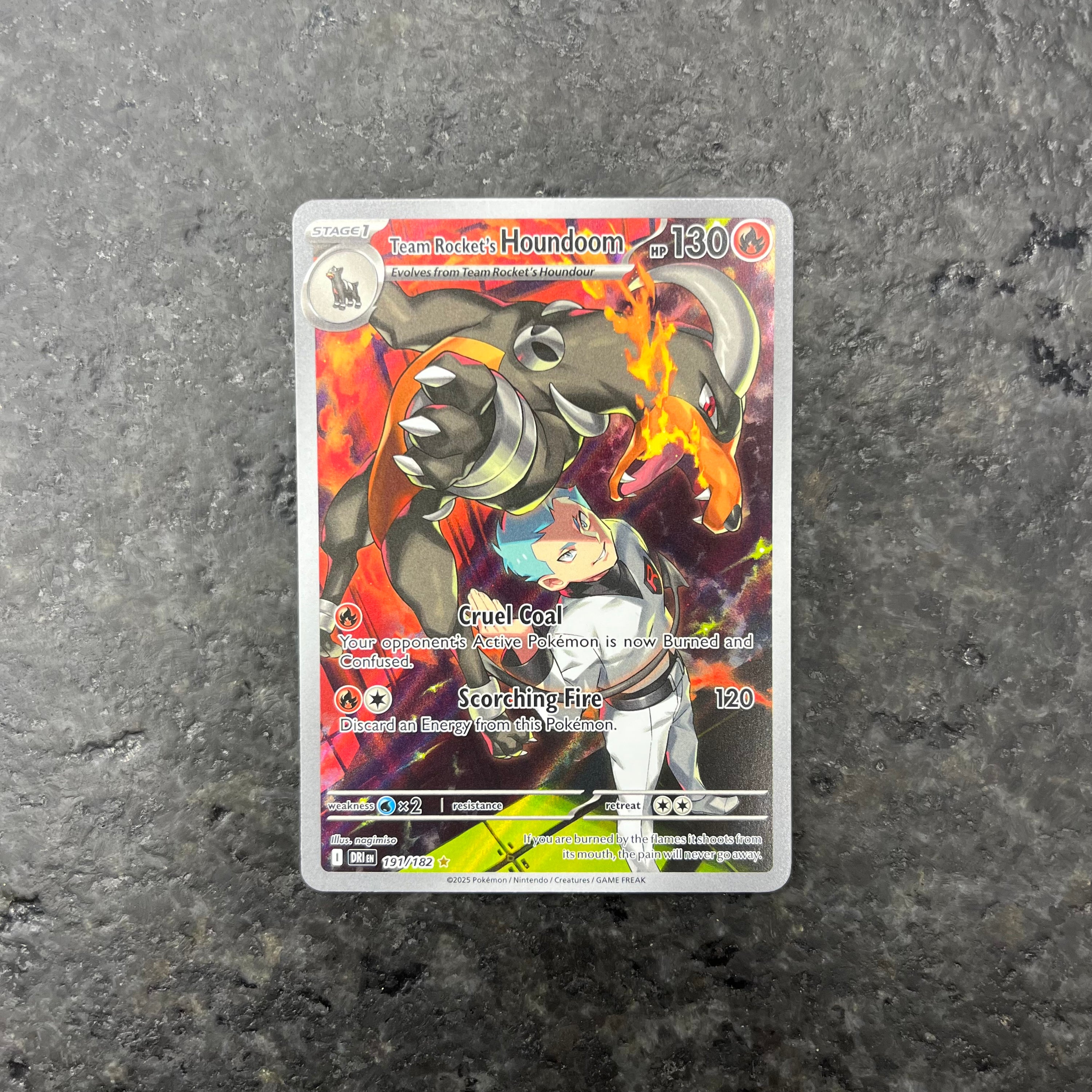 TEAM ROCKET’S ALT ART 191/182 (NM)
