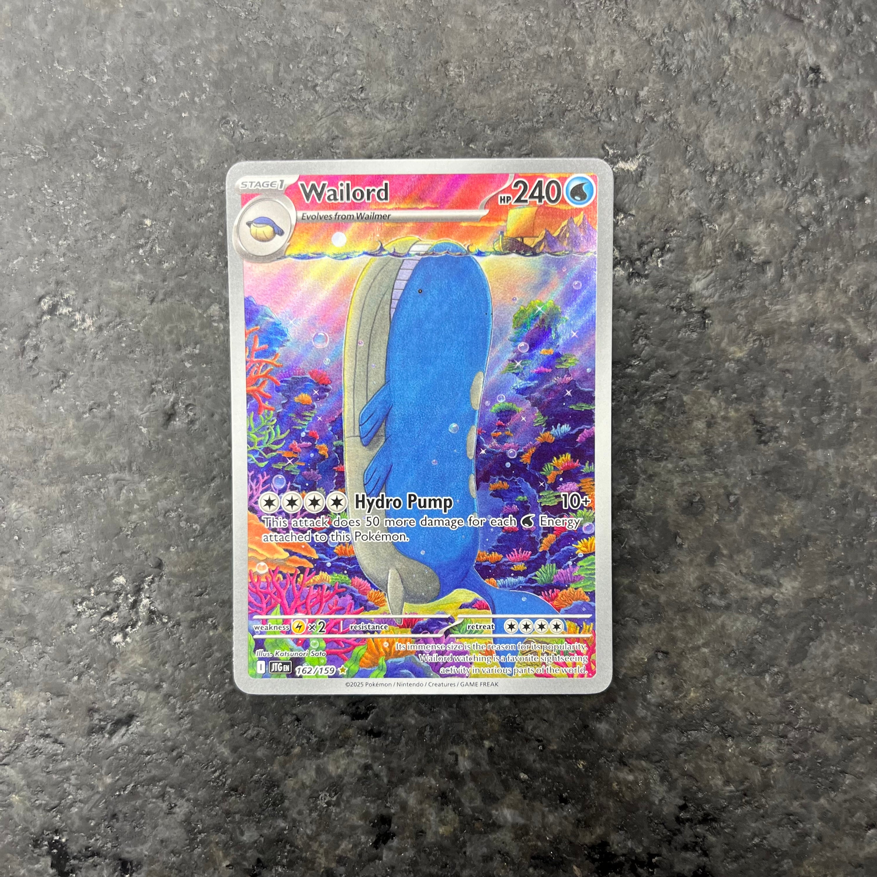 WAILORD ALT ART 162/159 (NM)