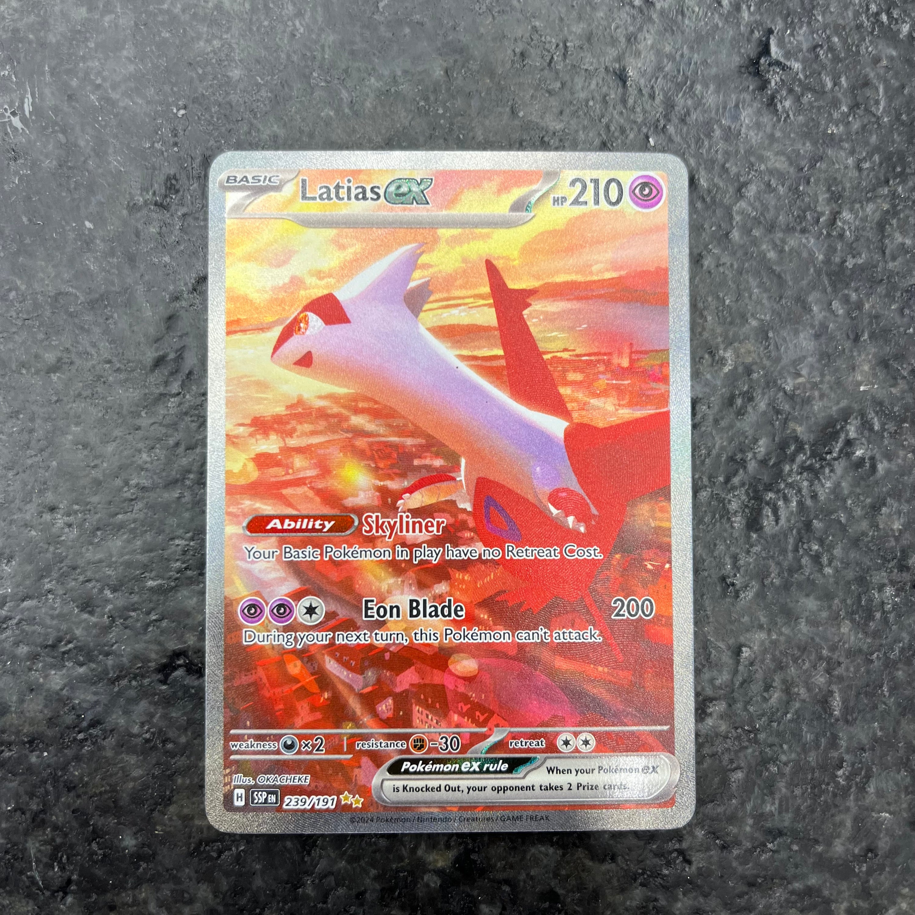 LATIAS EX SURGING SPARKS SIR 239/191 NM