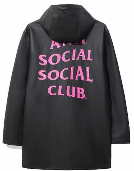 ANTI SOCIAL SOCIAL CLUB X STUTTERHEIM RAINCOAT “BLACK”