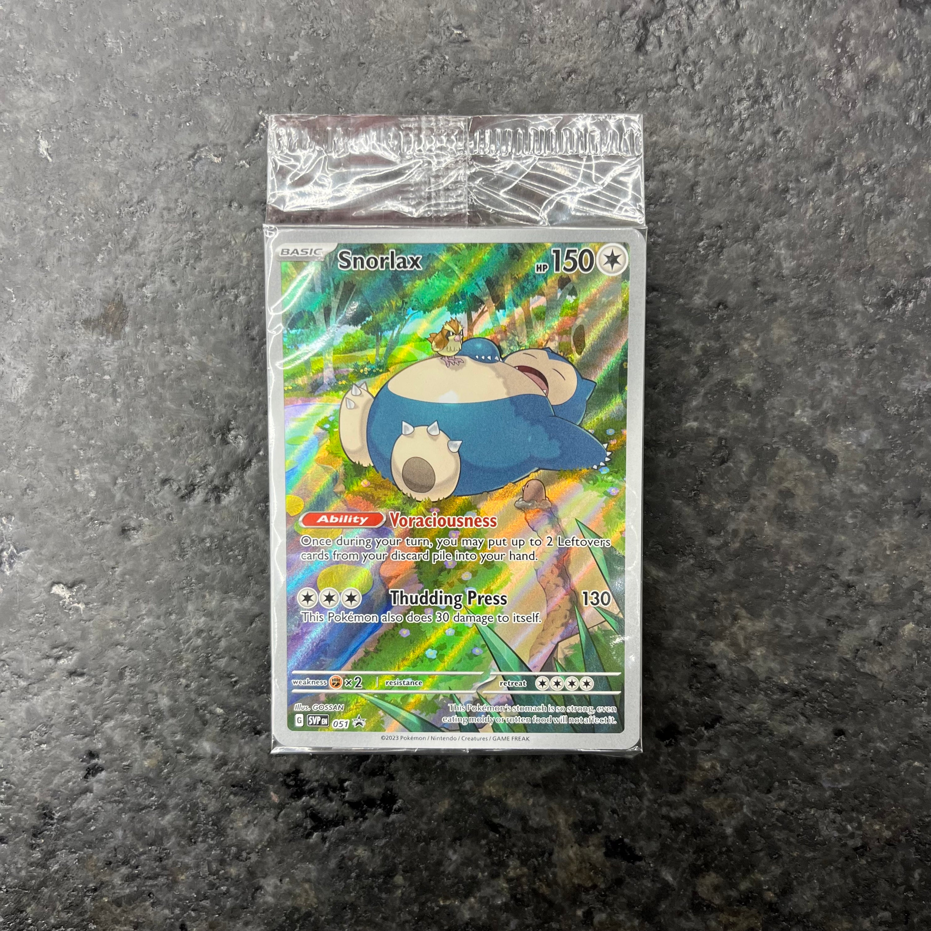 SNORLAX 151 051 PROMO SEALED